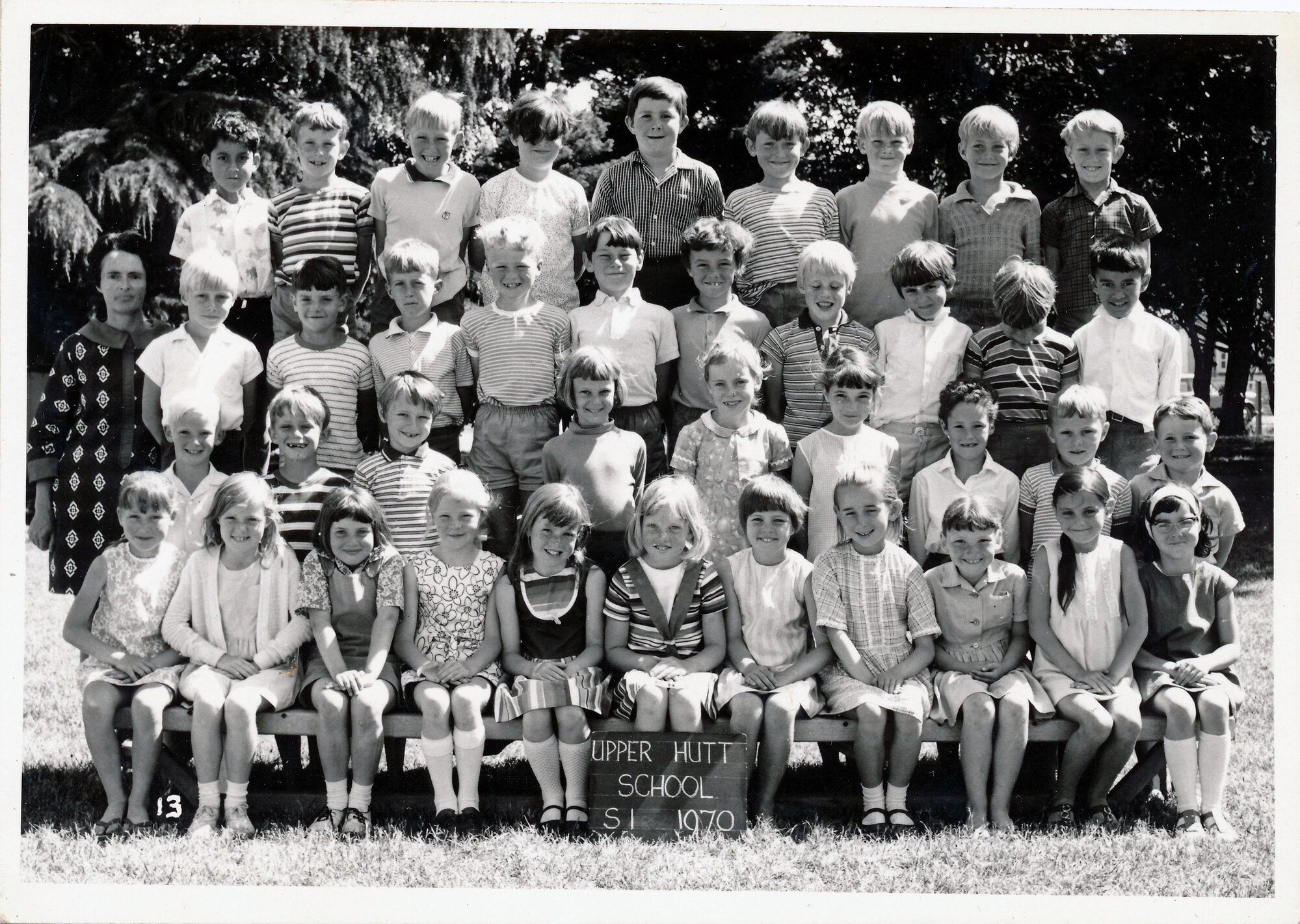 Upper Hutt School, Standard 1; 1970