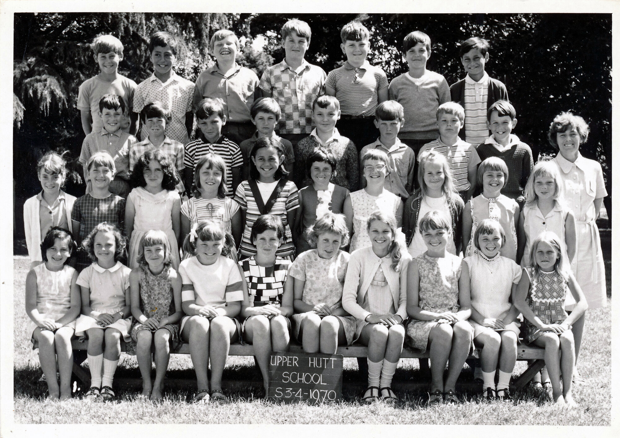 Upper Hutt School, Standard 3 and 4; 1970