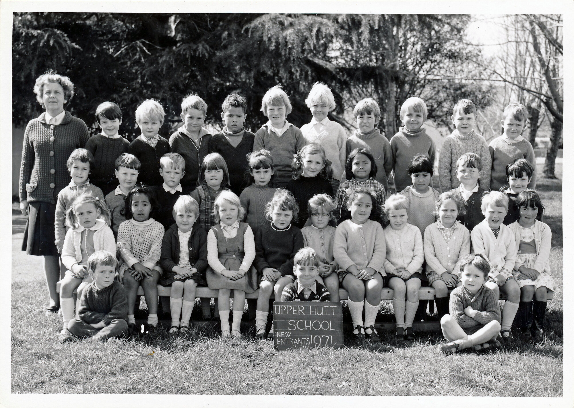 Upper Hutt School, New Entrants; 1971
