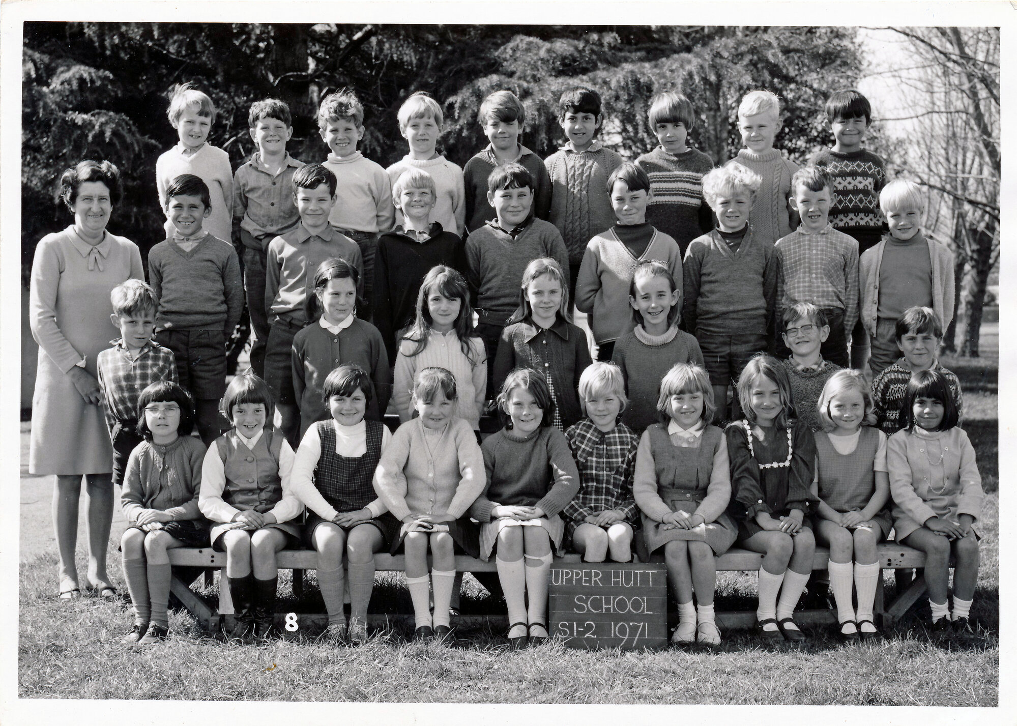 Upper Hutt School, Standard 1 and 2; 1971