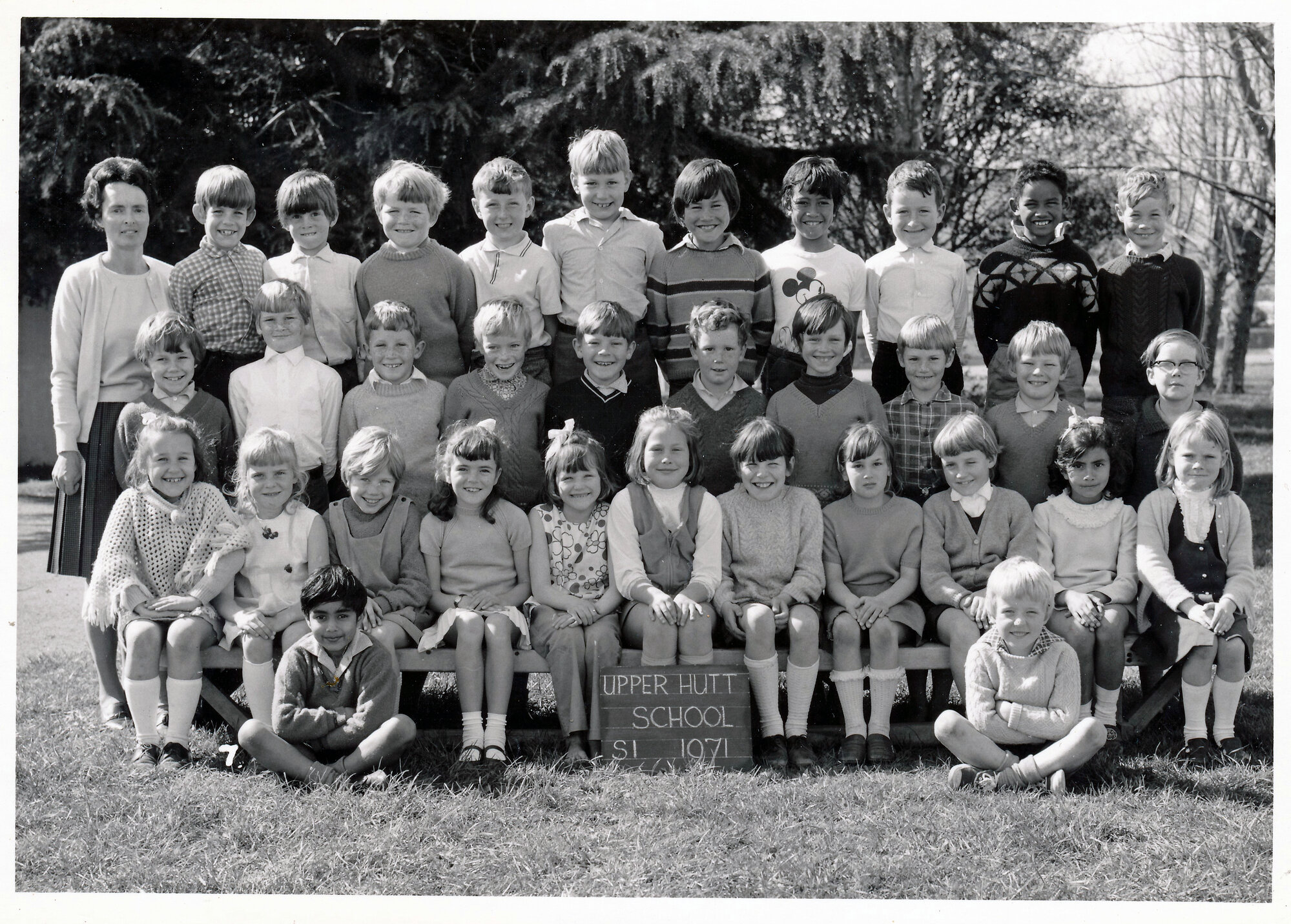 Upper Hutt School, Standard 1; 1971