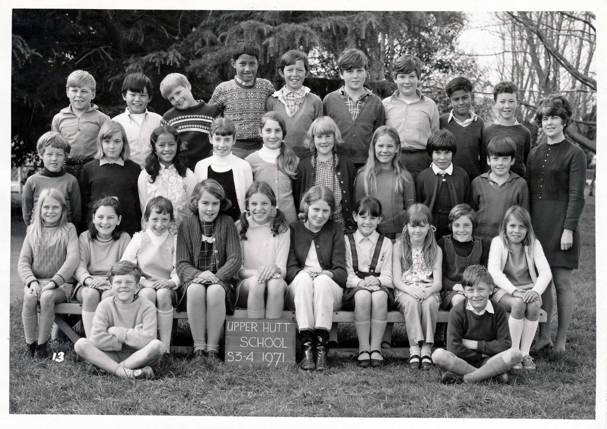 Upper Hutt School, Standard 3 and 4; 1971