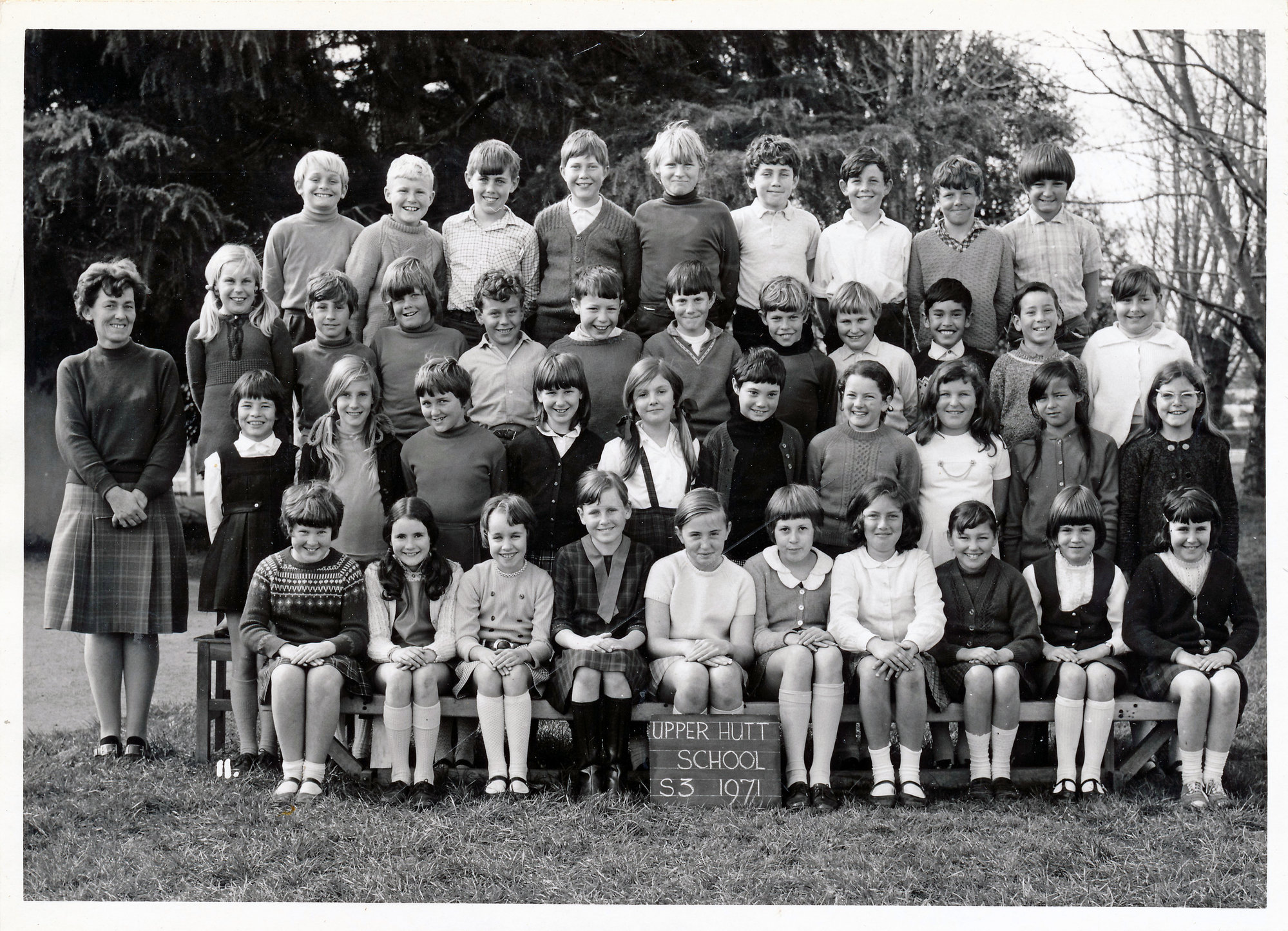 Upper Hutt School, Standard 3; 1971