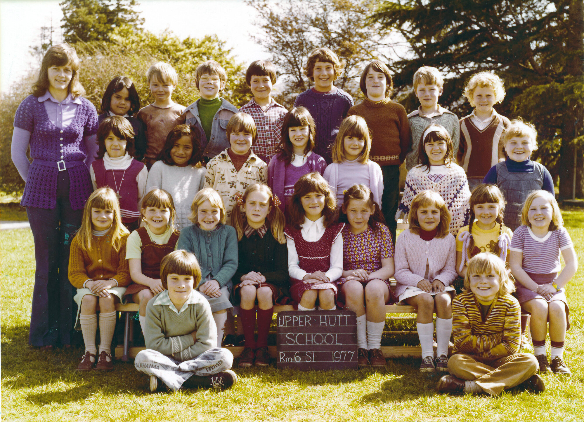 Upper Hutt School, Room 6, Standard 1; 1977