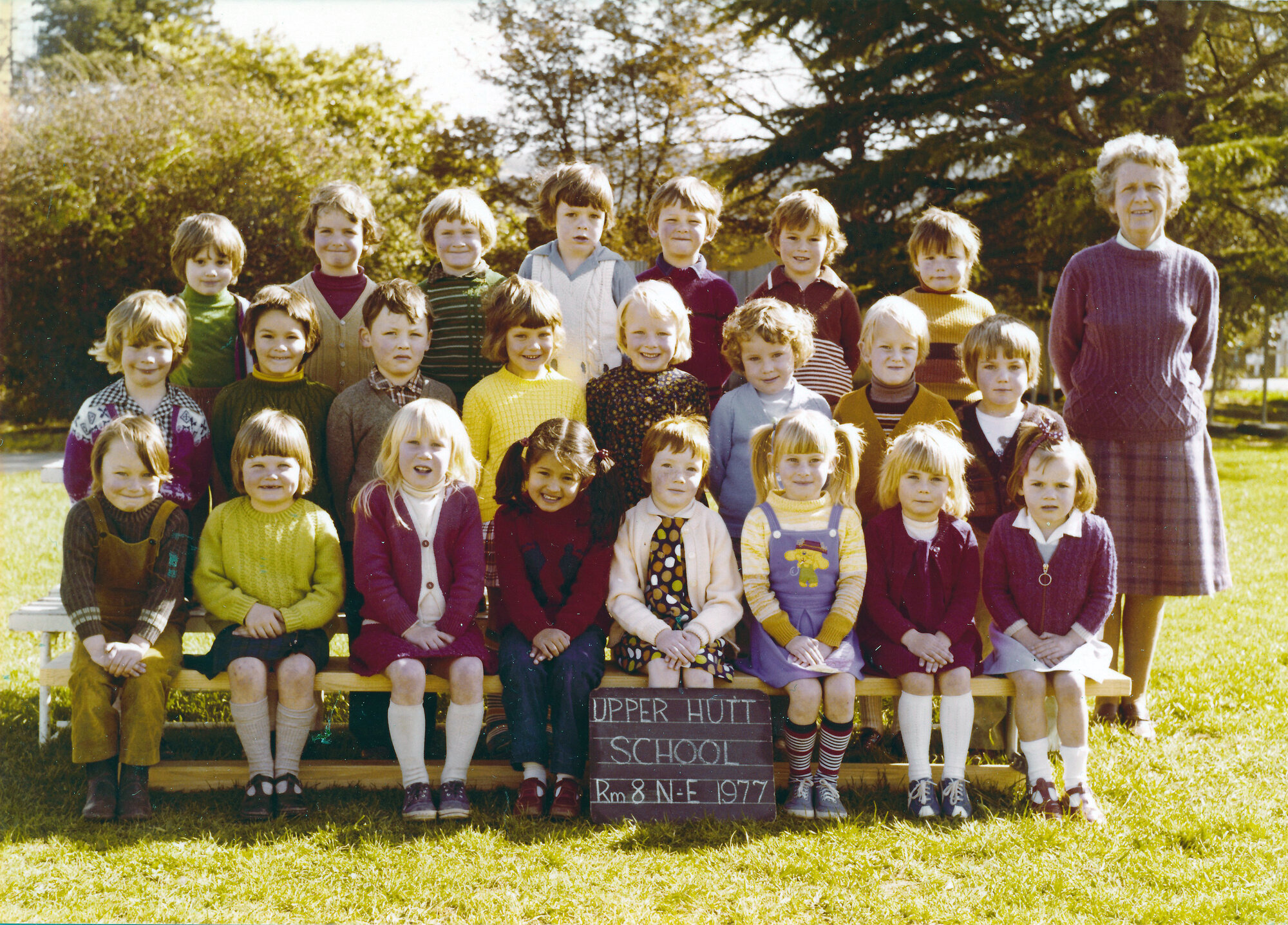 Upper Hutt School, Room 8, New Entrants; 1977