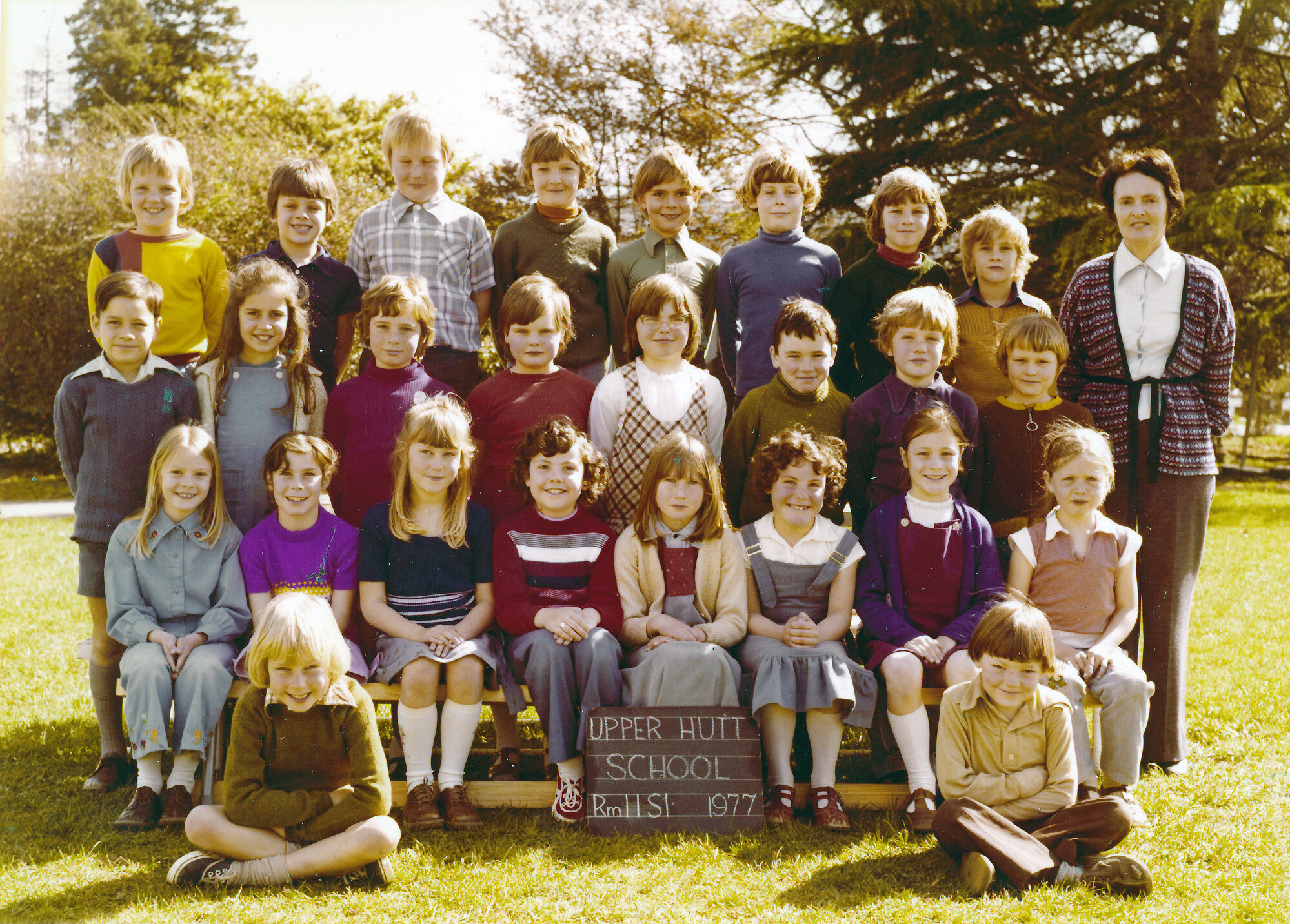 Upper Hutt School, Room 11, Standard 1; 1977