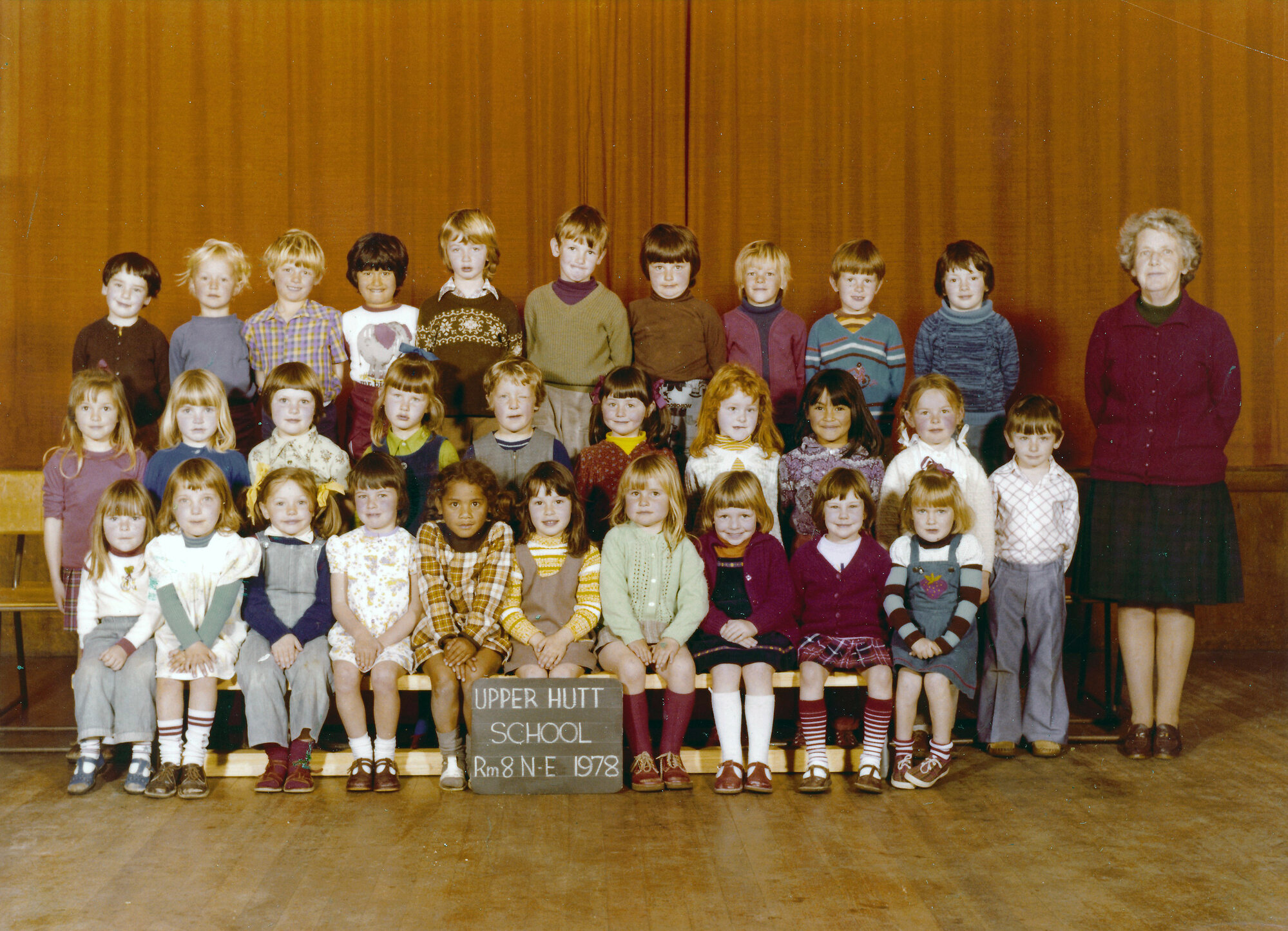 Upper Hutt School, Room 8, New Entrants; 1978
