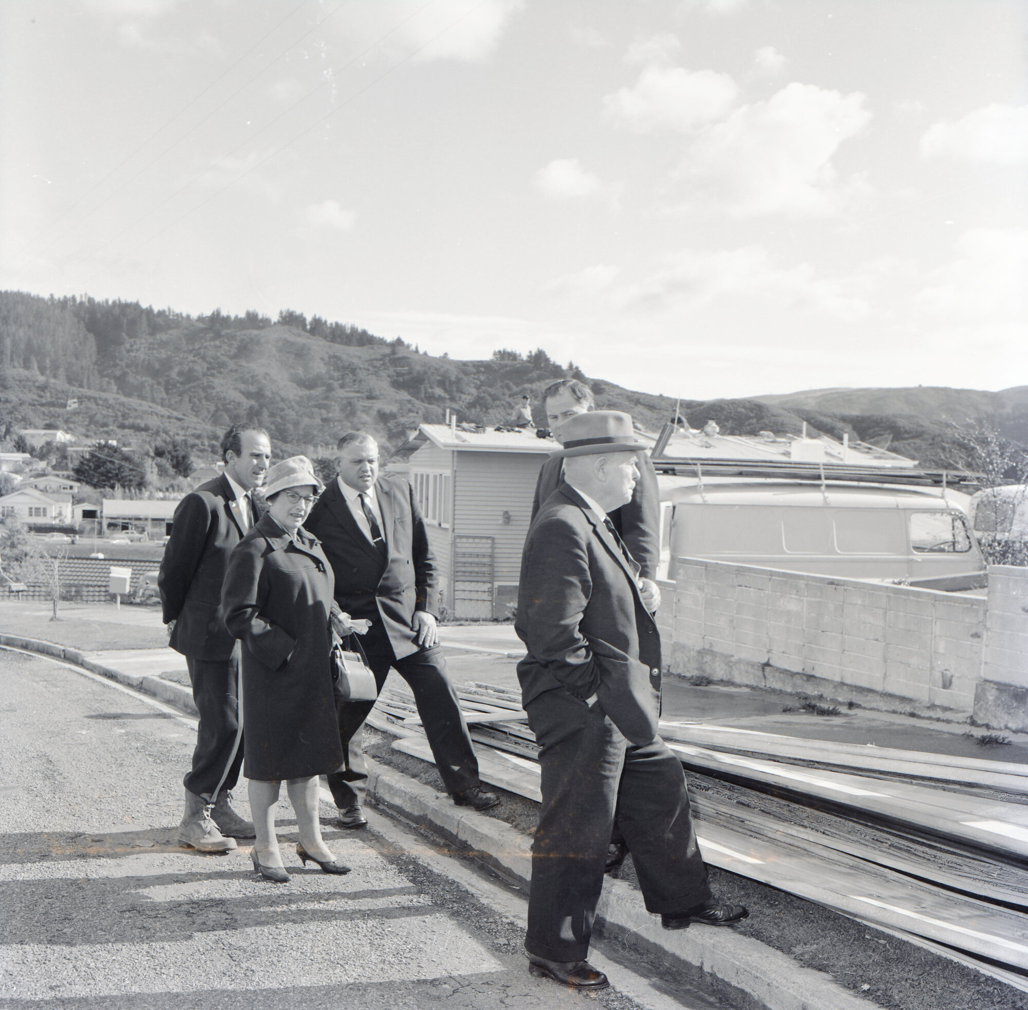 Wahine storm damage; Dowling Grove; long-run roofing blown off.