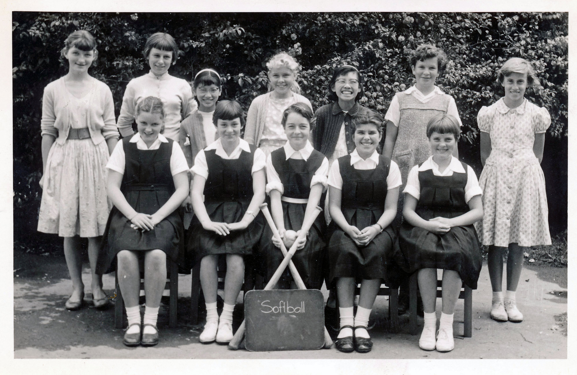 Upper Hutt School, girls' softball team; c.1960
