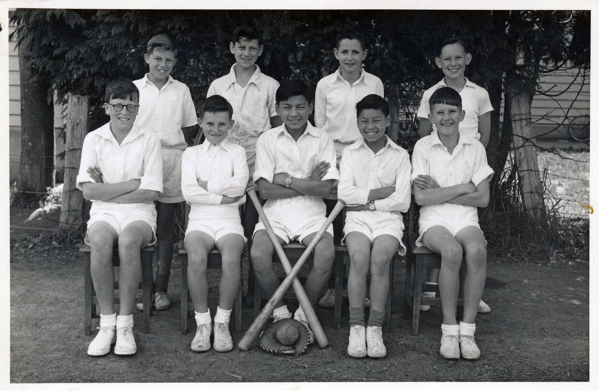 Upper Hutt School, boys' softball team; c.1955