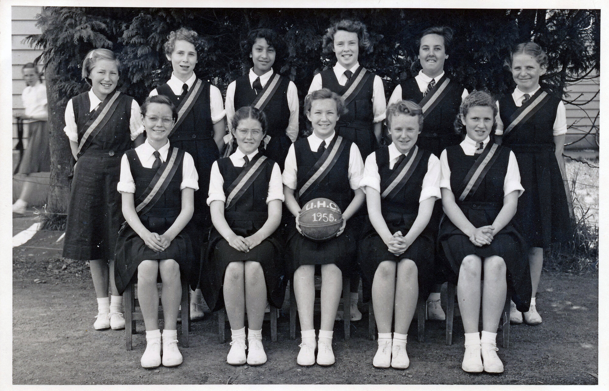 Upper Hutt School Netball Team C; 1955