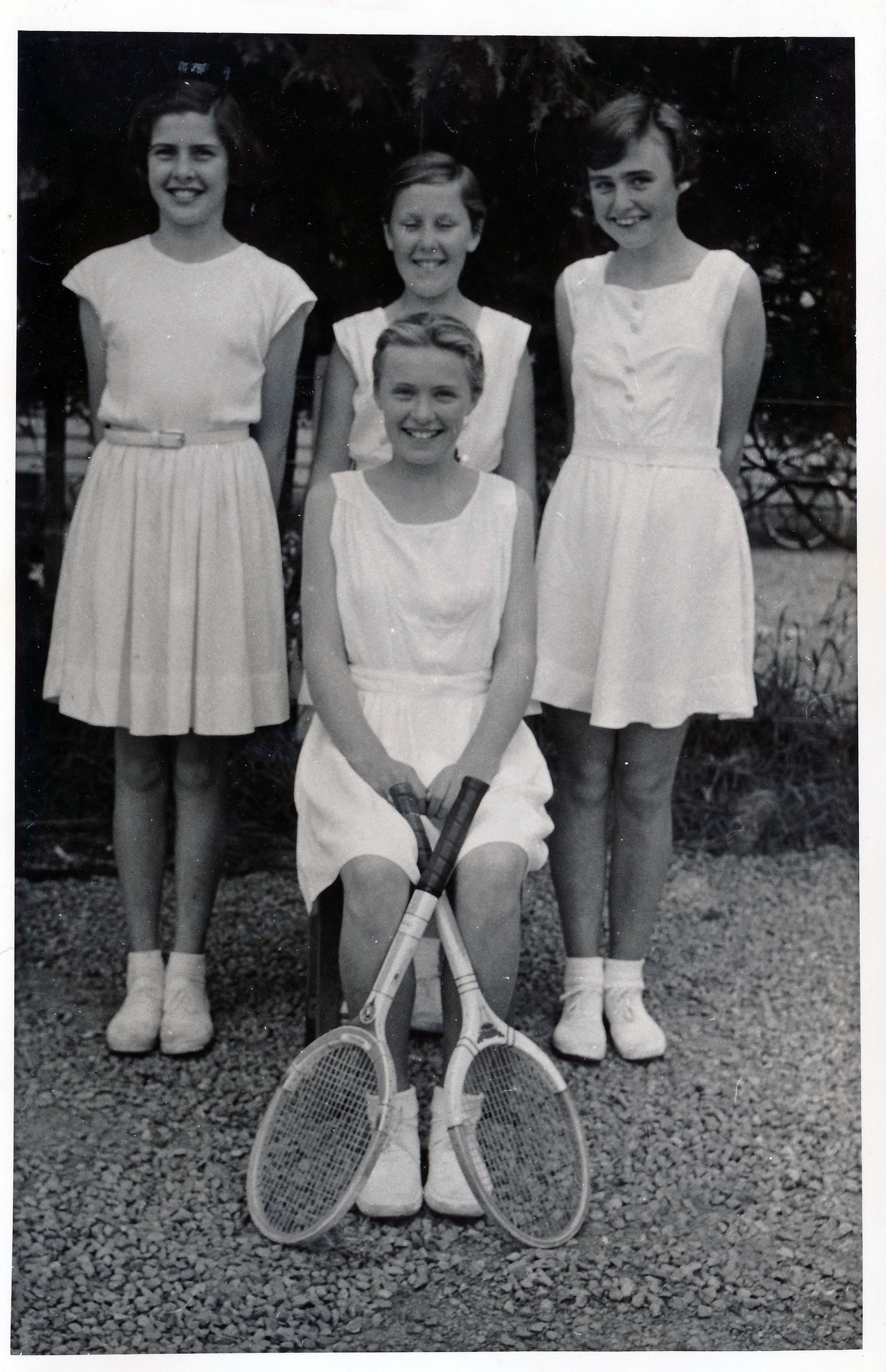 Upper Hutt School, girls' tennis team; c.1955