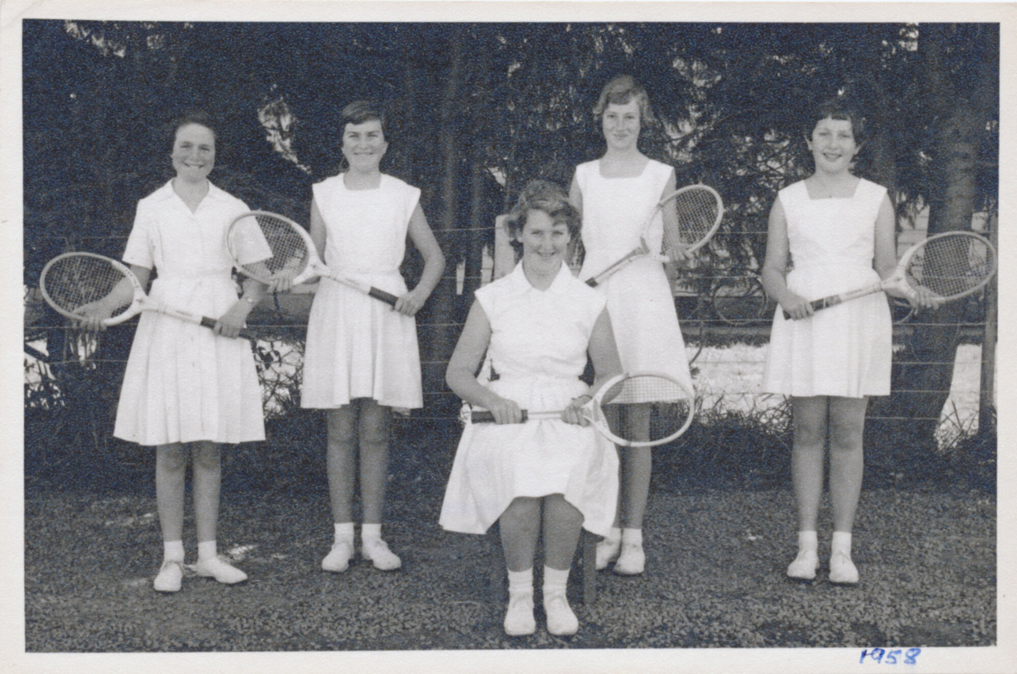 Upper Hutt School, Tennis Team B; 1958