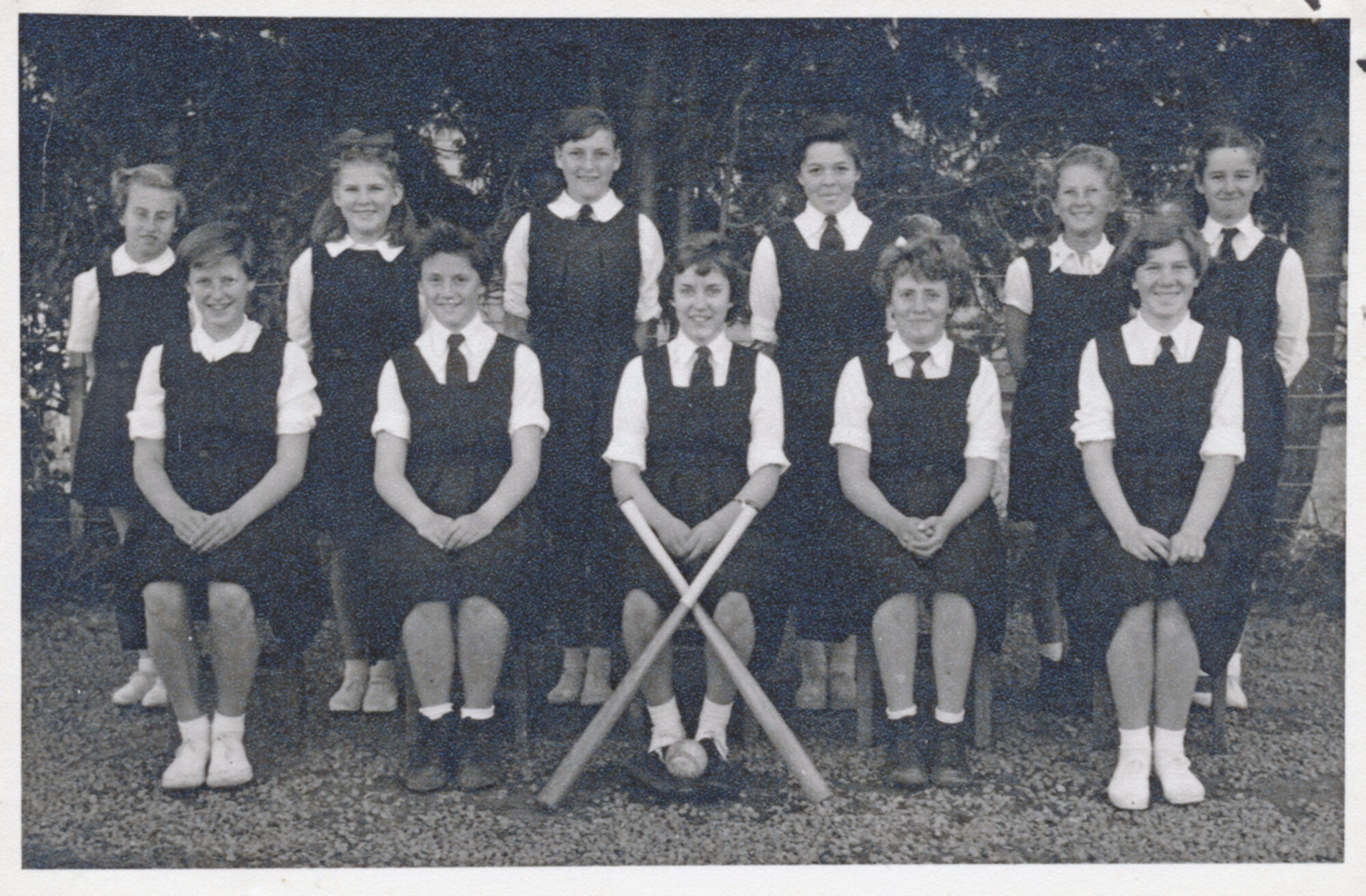 Upper Hutt School, girls' softball team; 1958