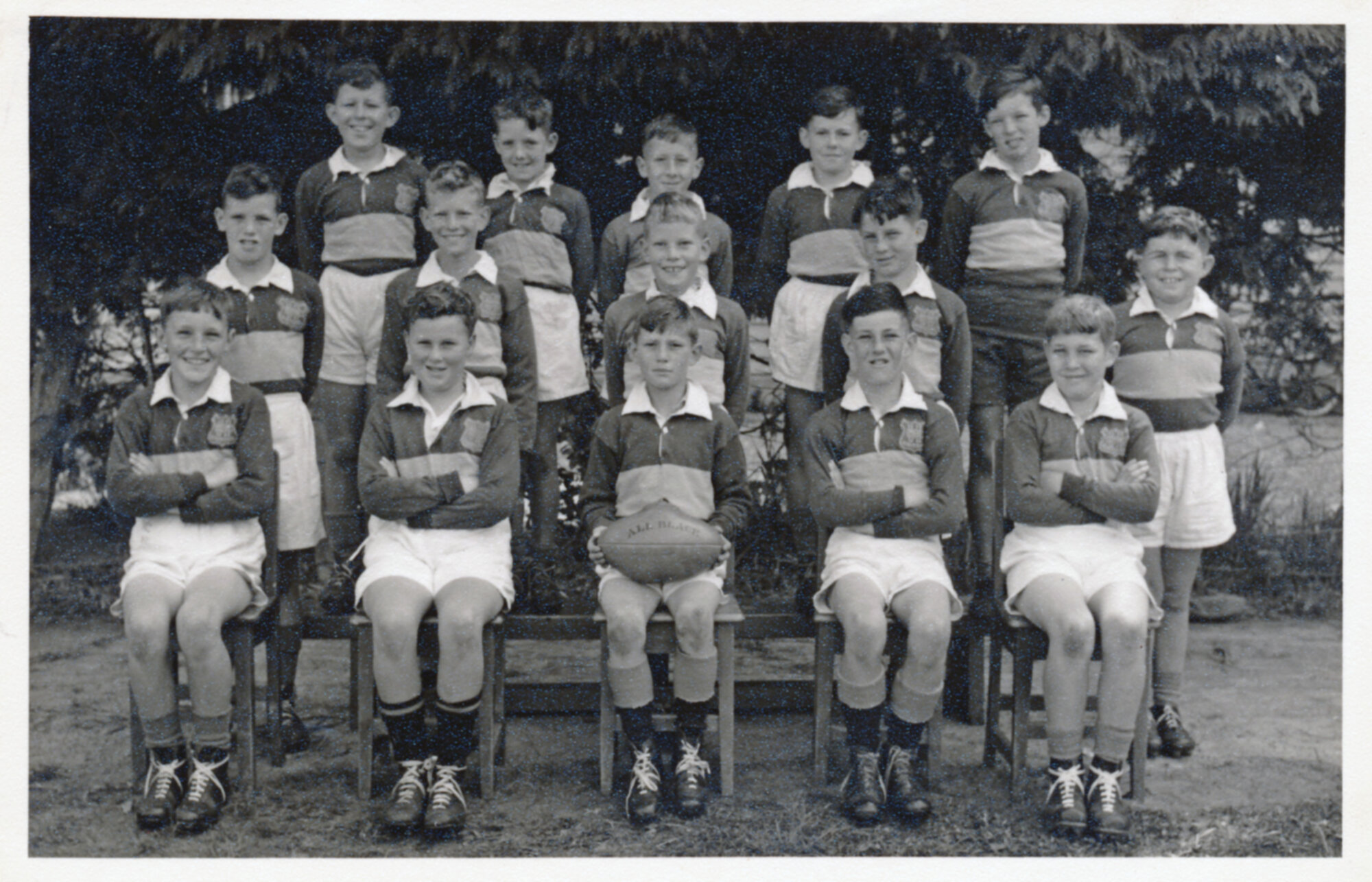 Upper Hutt School, unidentified rugby team; c.1955