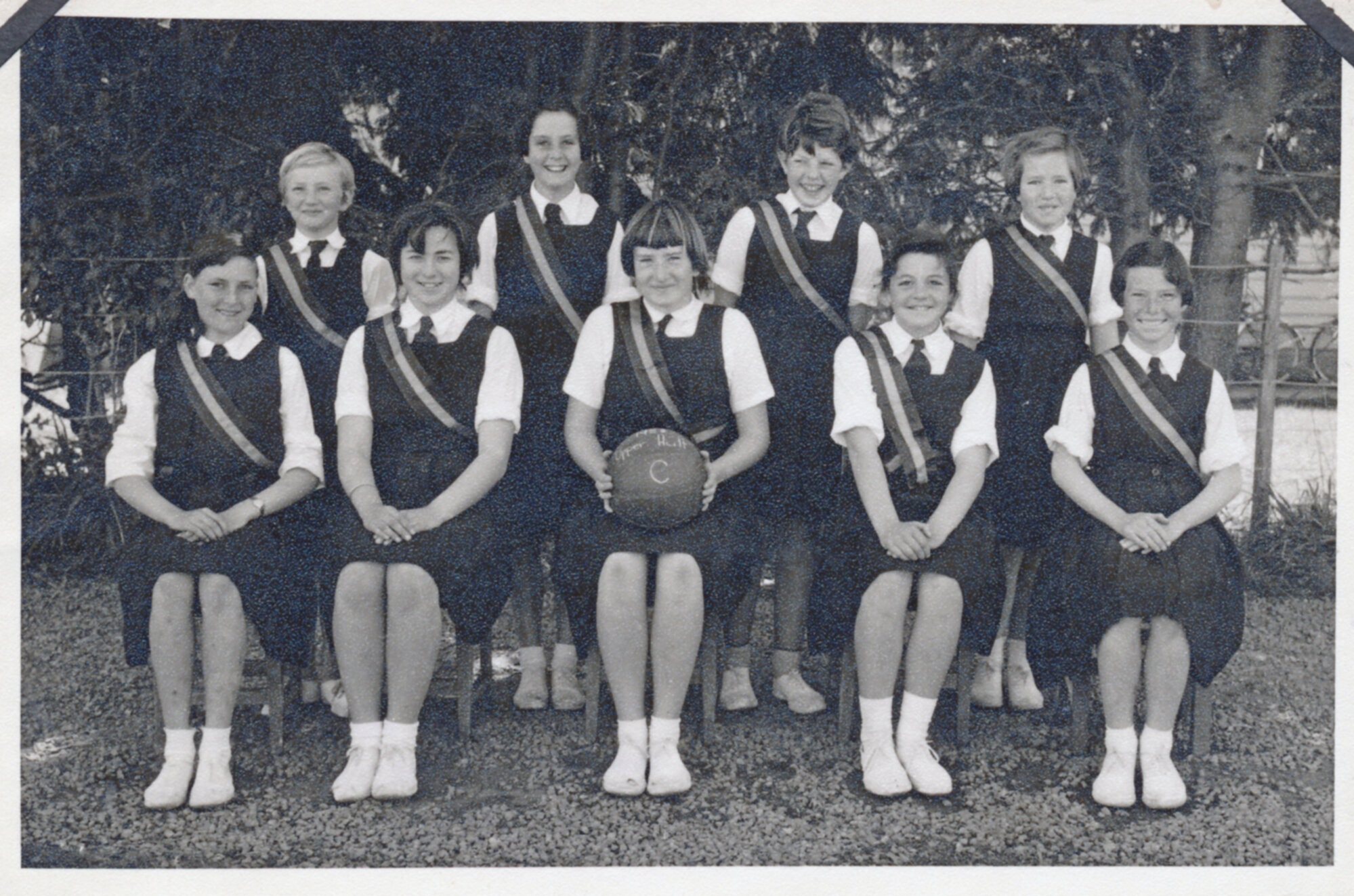 Upper Hutt School, Netball Team C; 1958