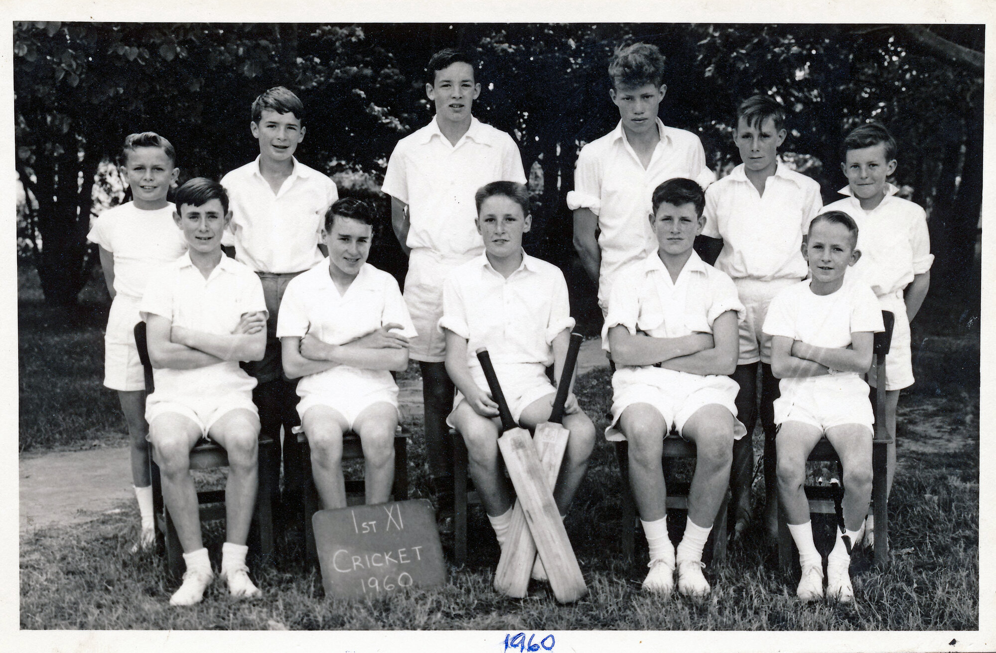 Upper Hutt School, Cricket 1st XI; 1960