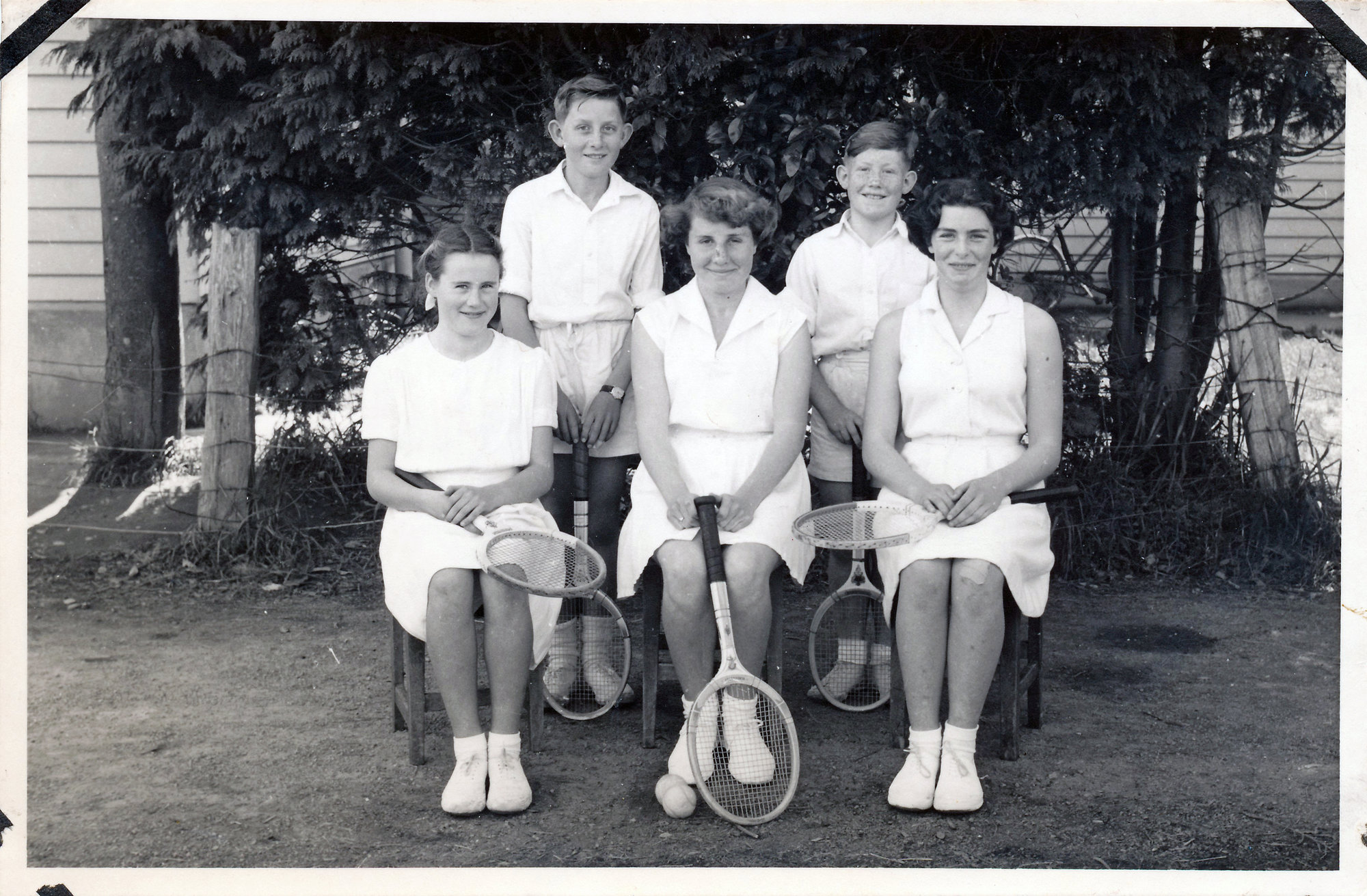 Upper Hutt School, tennis team; c.1960