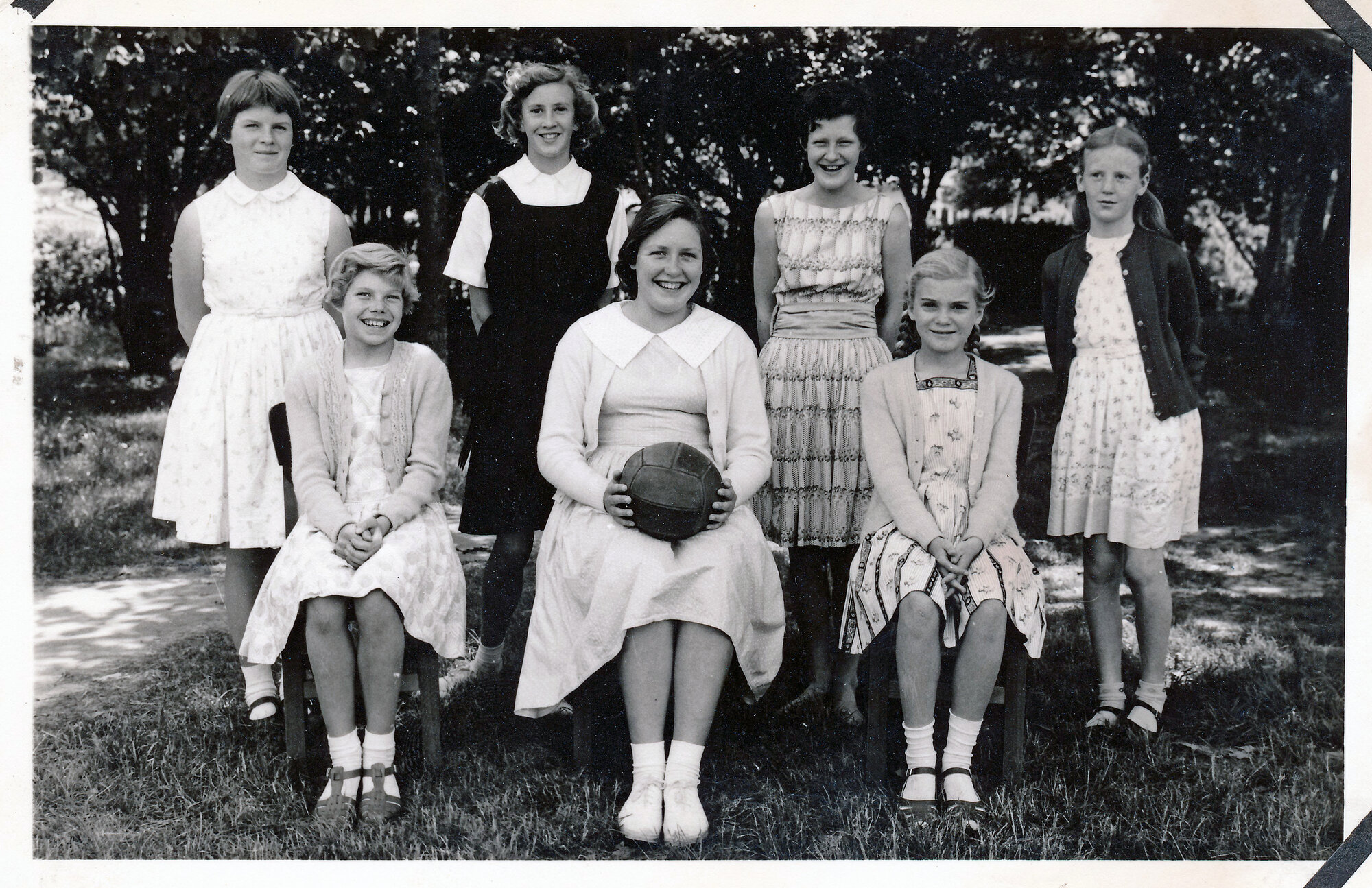 Upper Hutt School, unidentified netball team; c.1960
