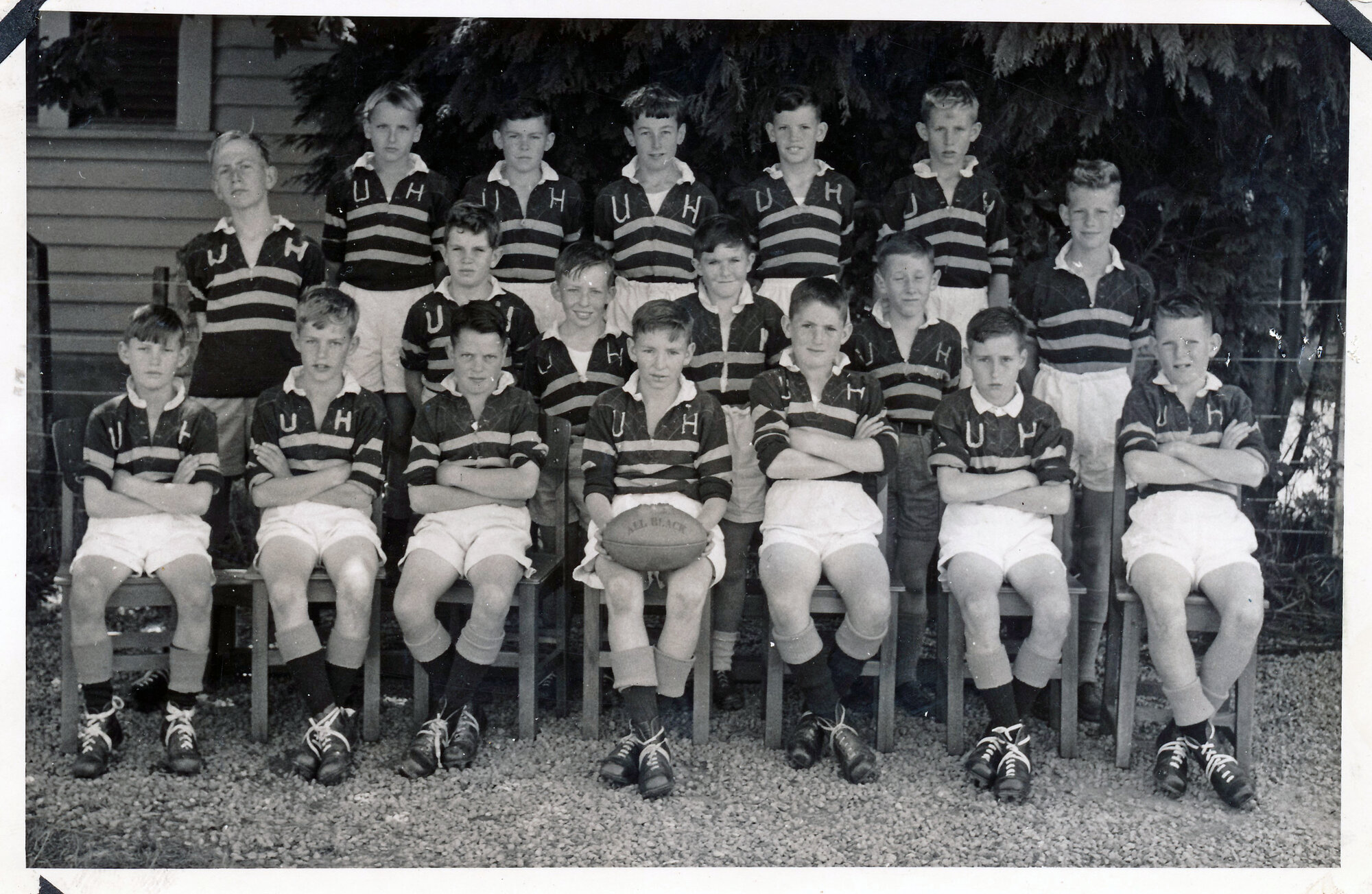 Upper Hutt School, unidentified rugby team; c.1960