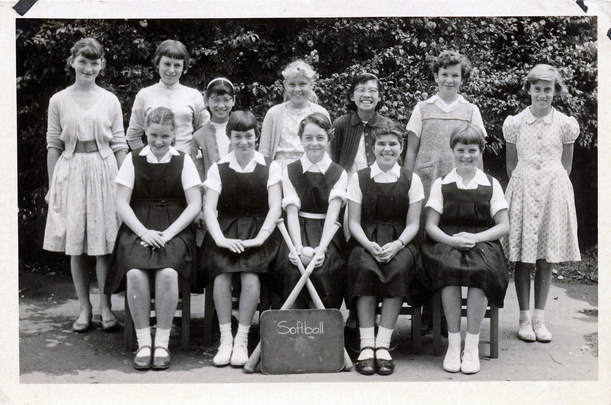 Upper Hutt School, girls' softball team; c.1960