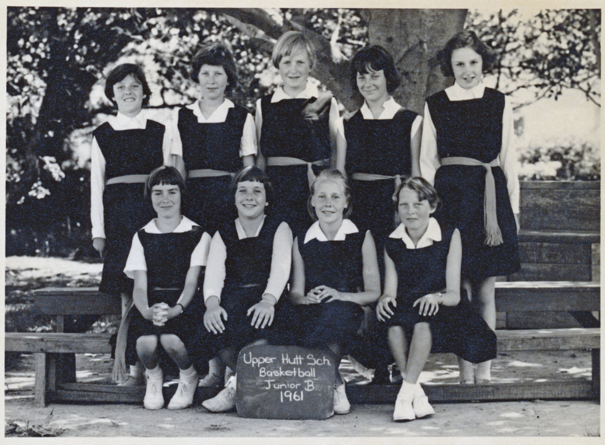 Upper Hutt School, Netball Juniors Team B; 1961