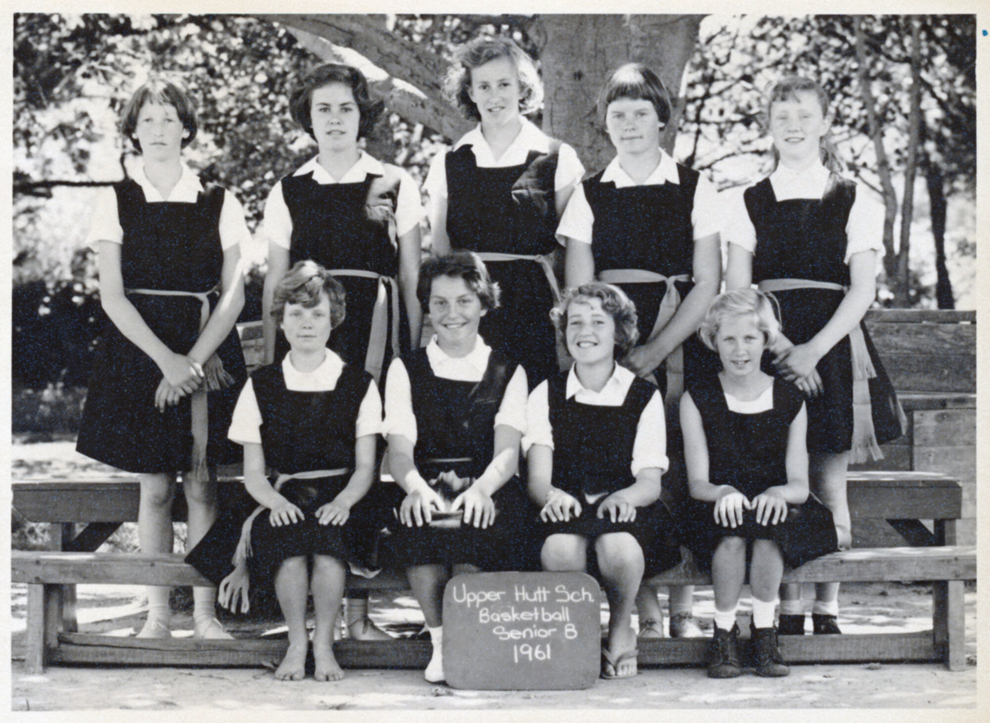 Upper Hutt School, Netball Seniors Team B; 1961