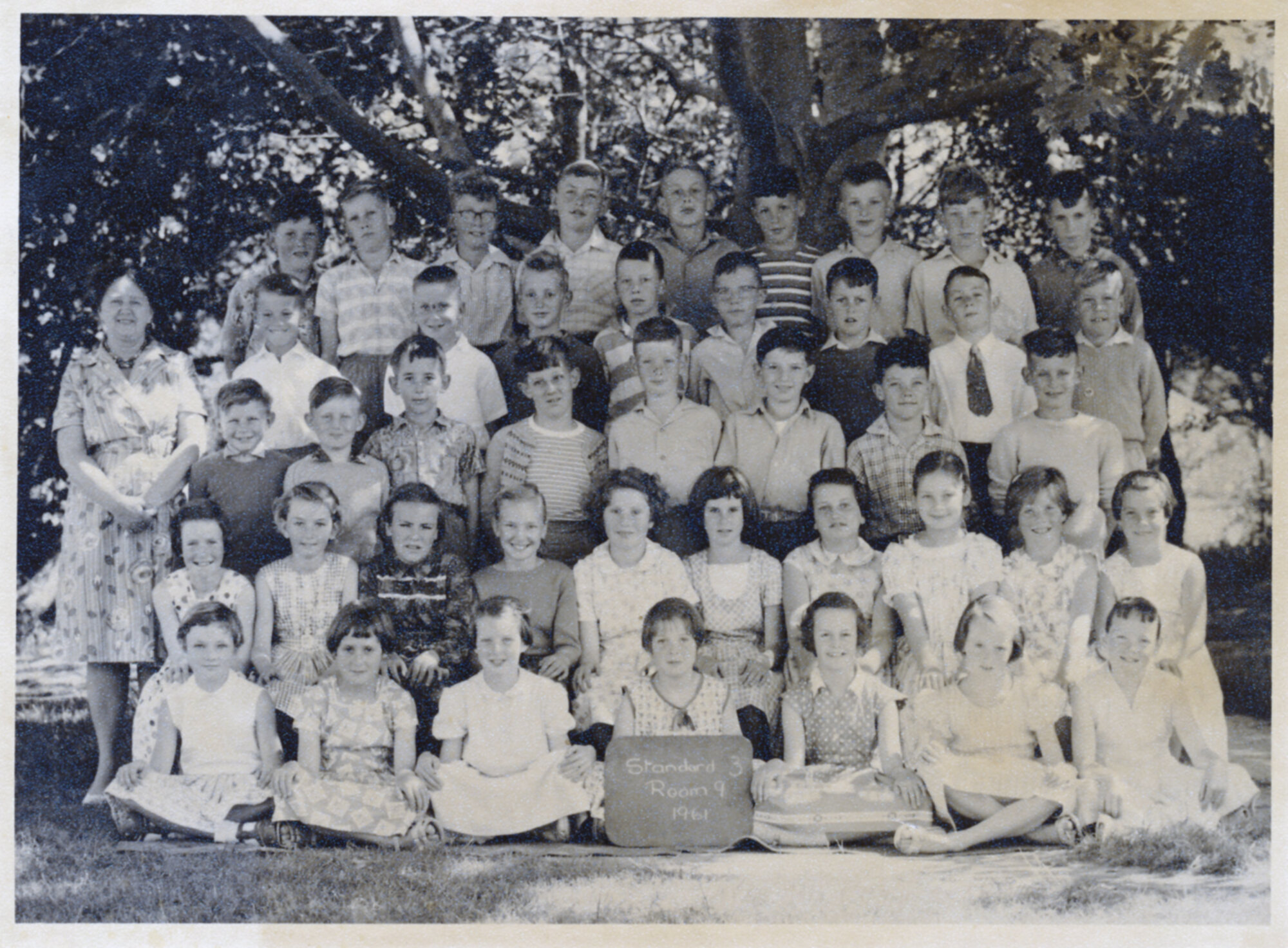 Upper Hutt School, Room 9, Standard 3; 1961