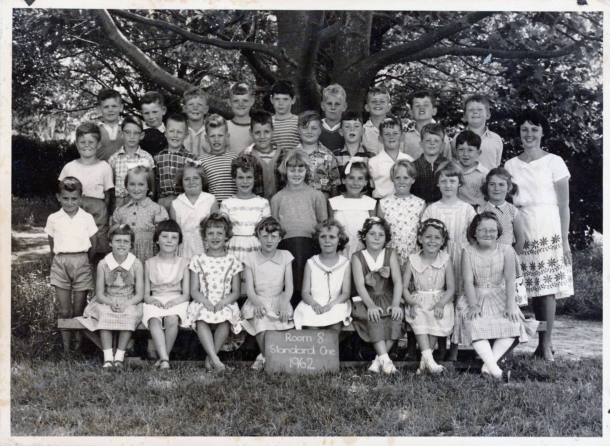 Upper Hutt School, Room 8, Standard 1; 1962