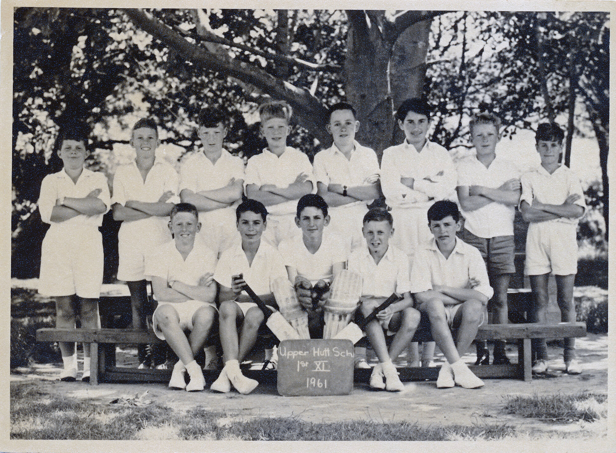 Upper Hutt School, Cricket 1st XI; 1961