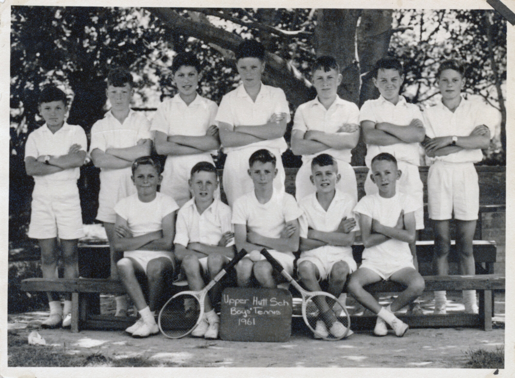Upper Hutt School, boys' tennis team; 1961