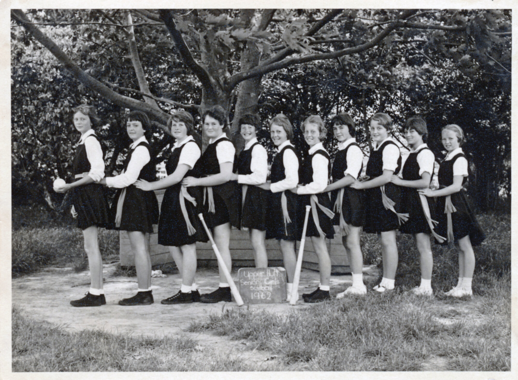 Upper Hutt School, senior girls' softball team; 1962