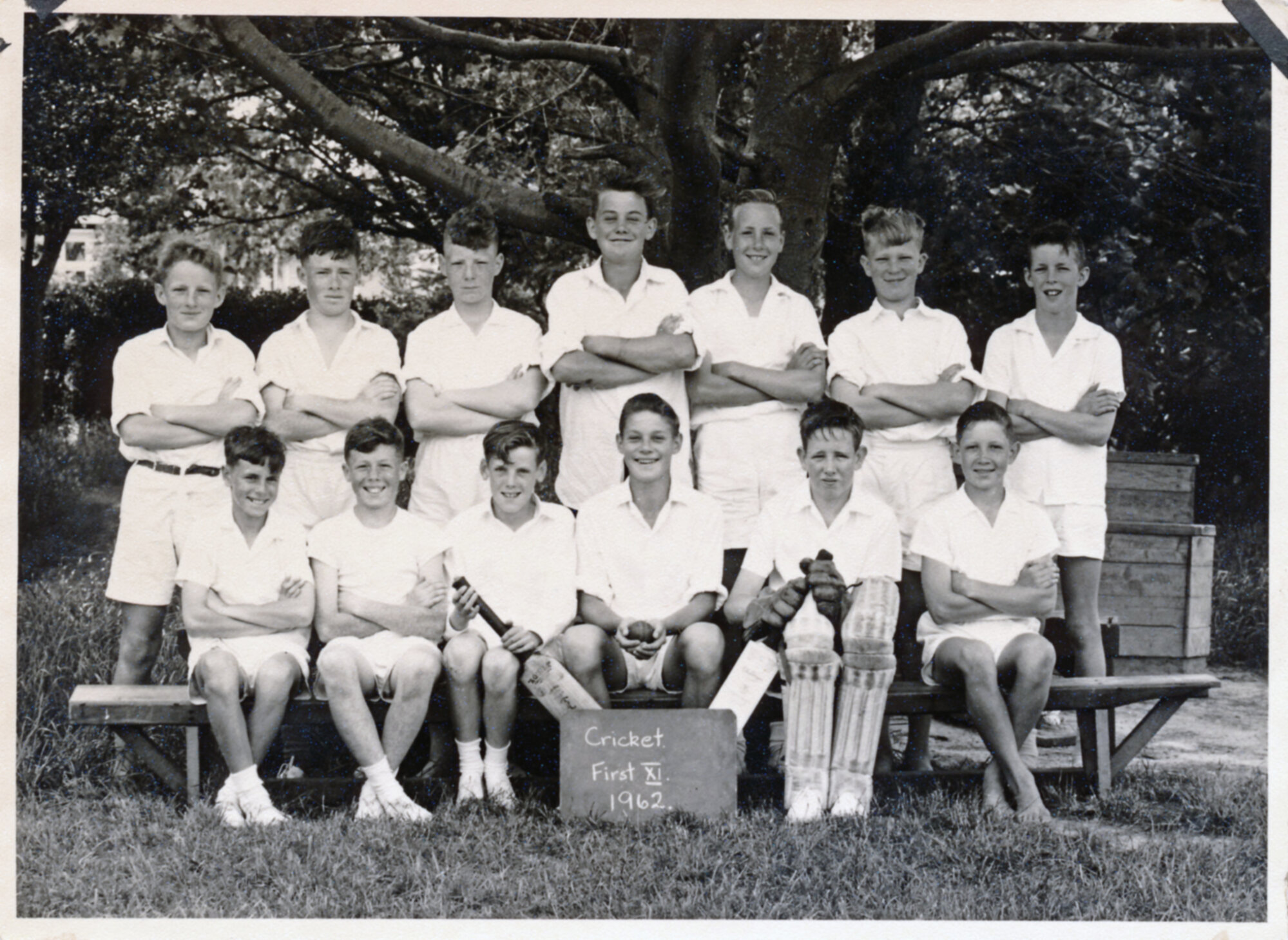 Upper Hutt School, Cricket 1st XI; 1962