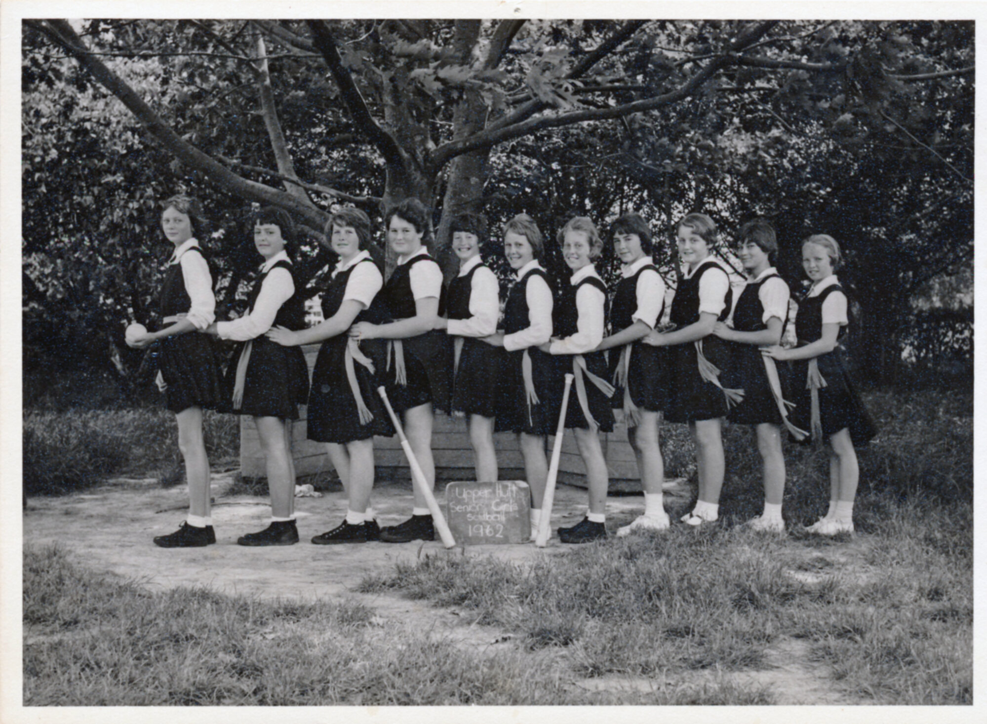 Upper Hutt School, girls' senior softball team; 1962