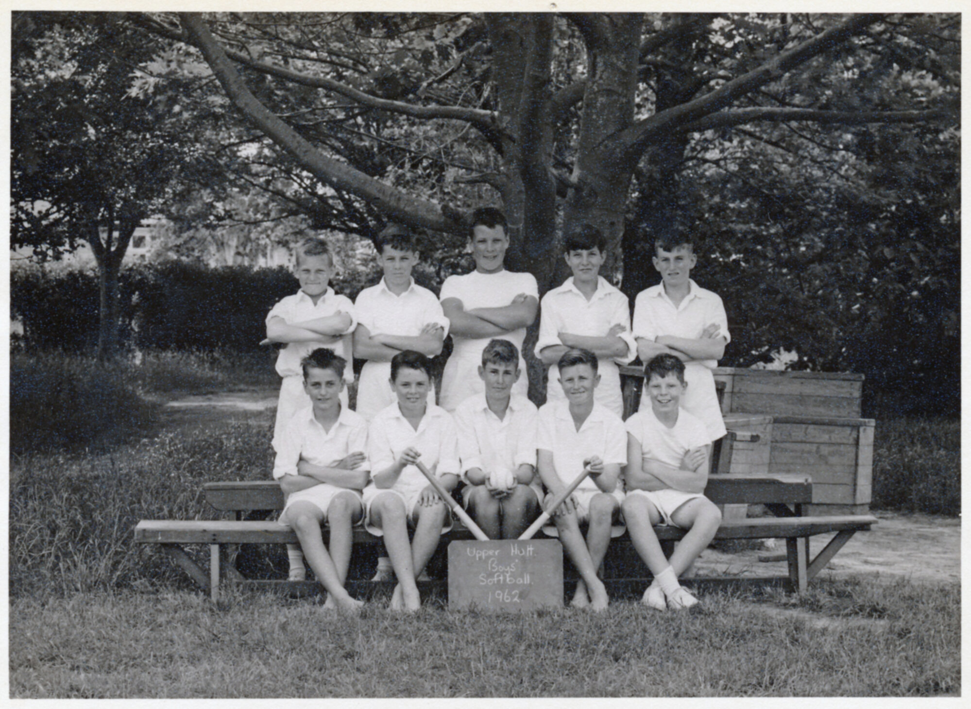 Upper Hutt School, boys' softball team; 1962