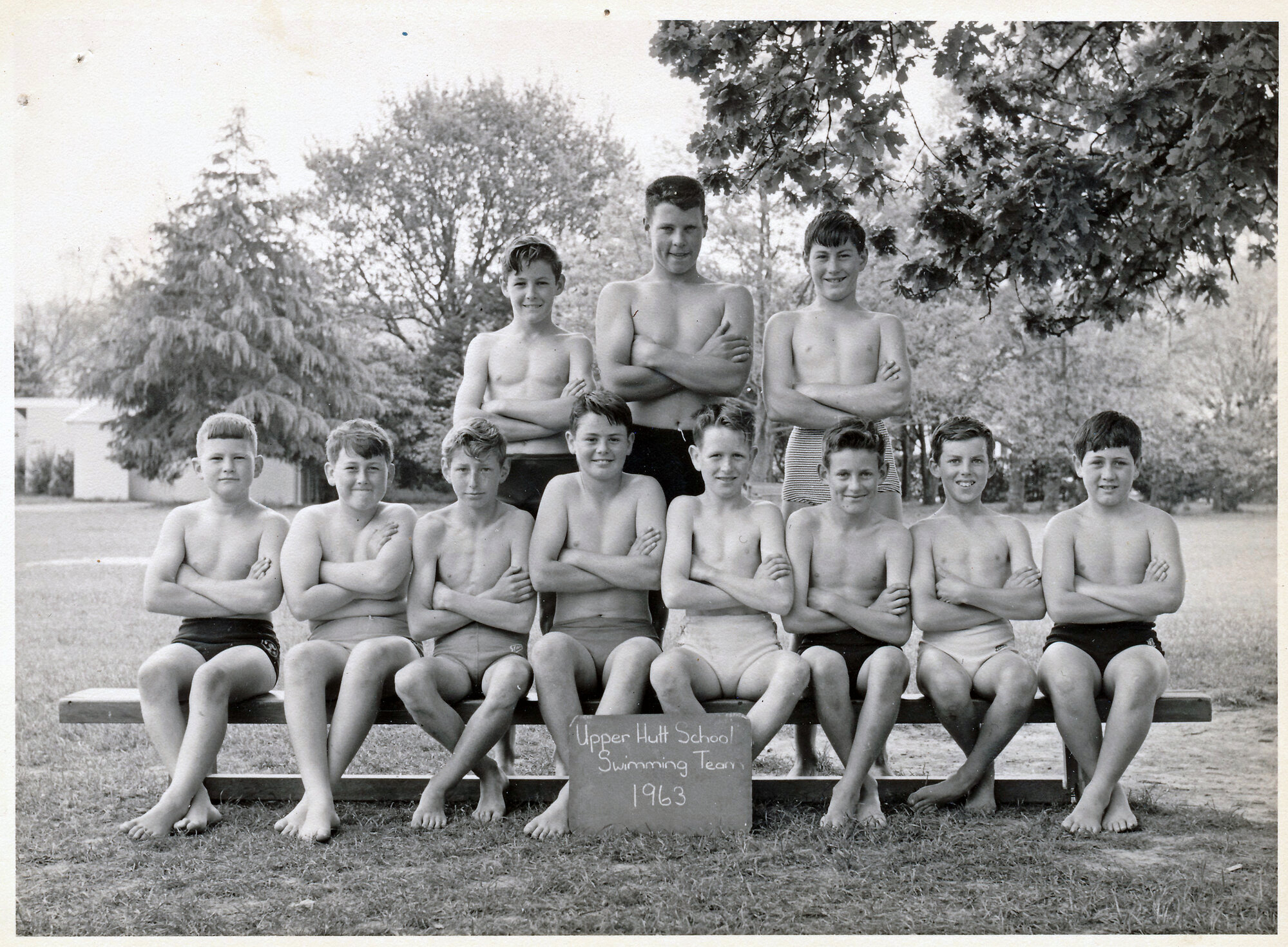 Upper Hutt School, boys' swimming team; 1963