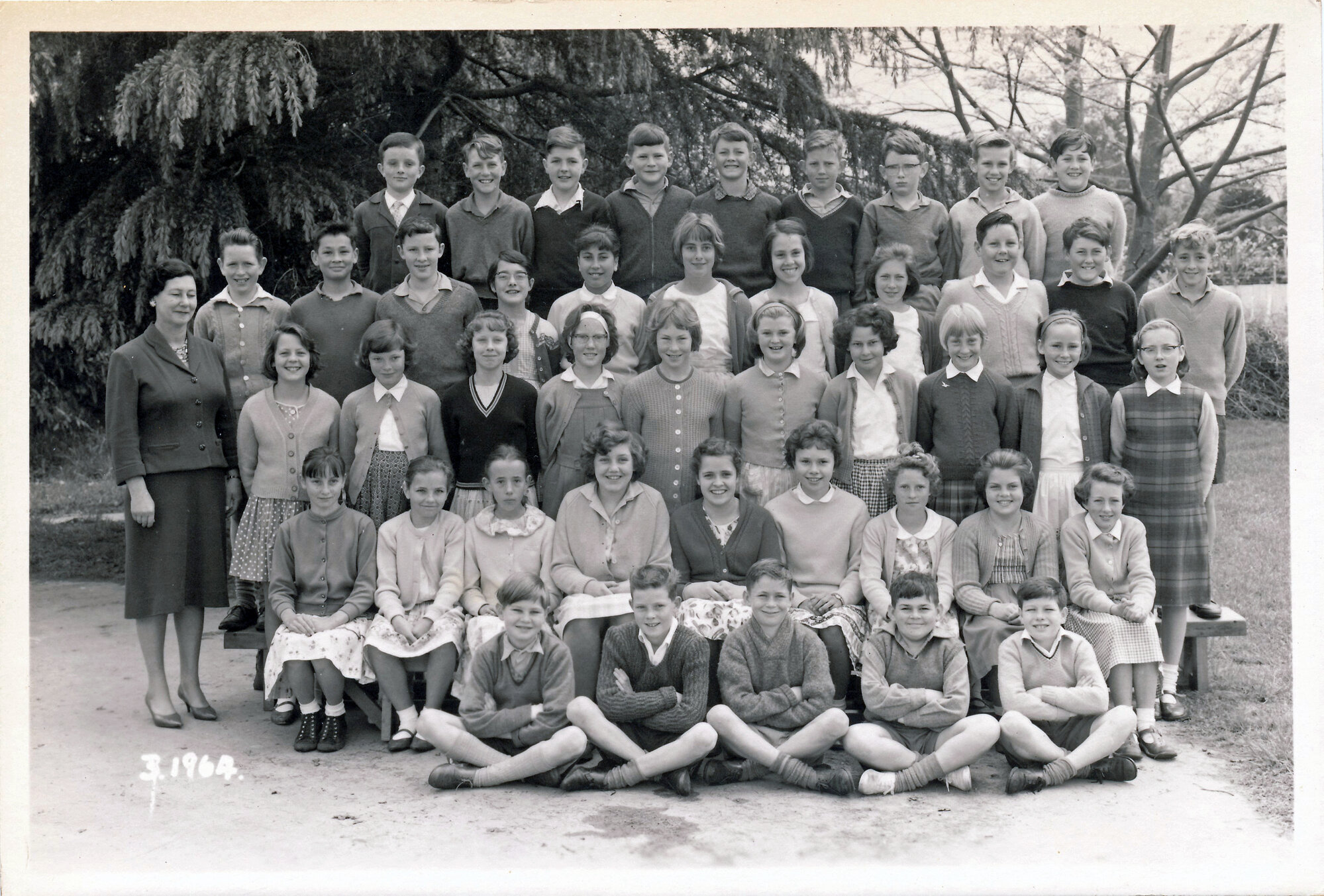 Upper Hutt School, unidentified class; 1964