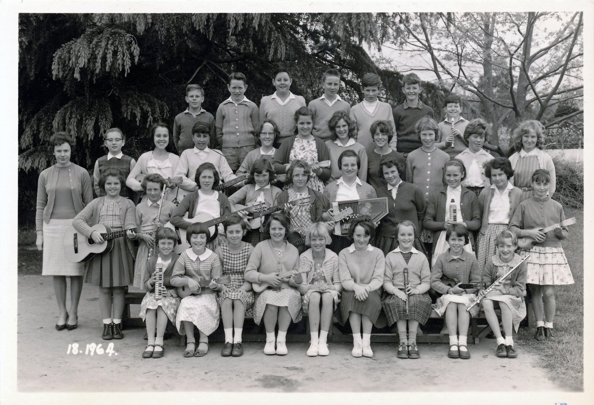 Upper Hutt School, unidentified class; 1964