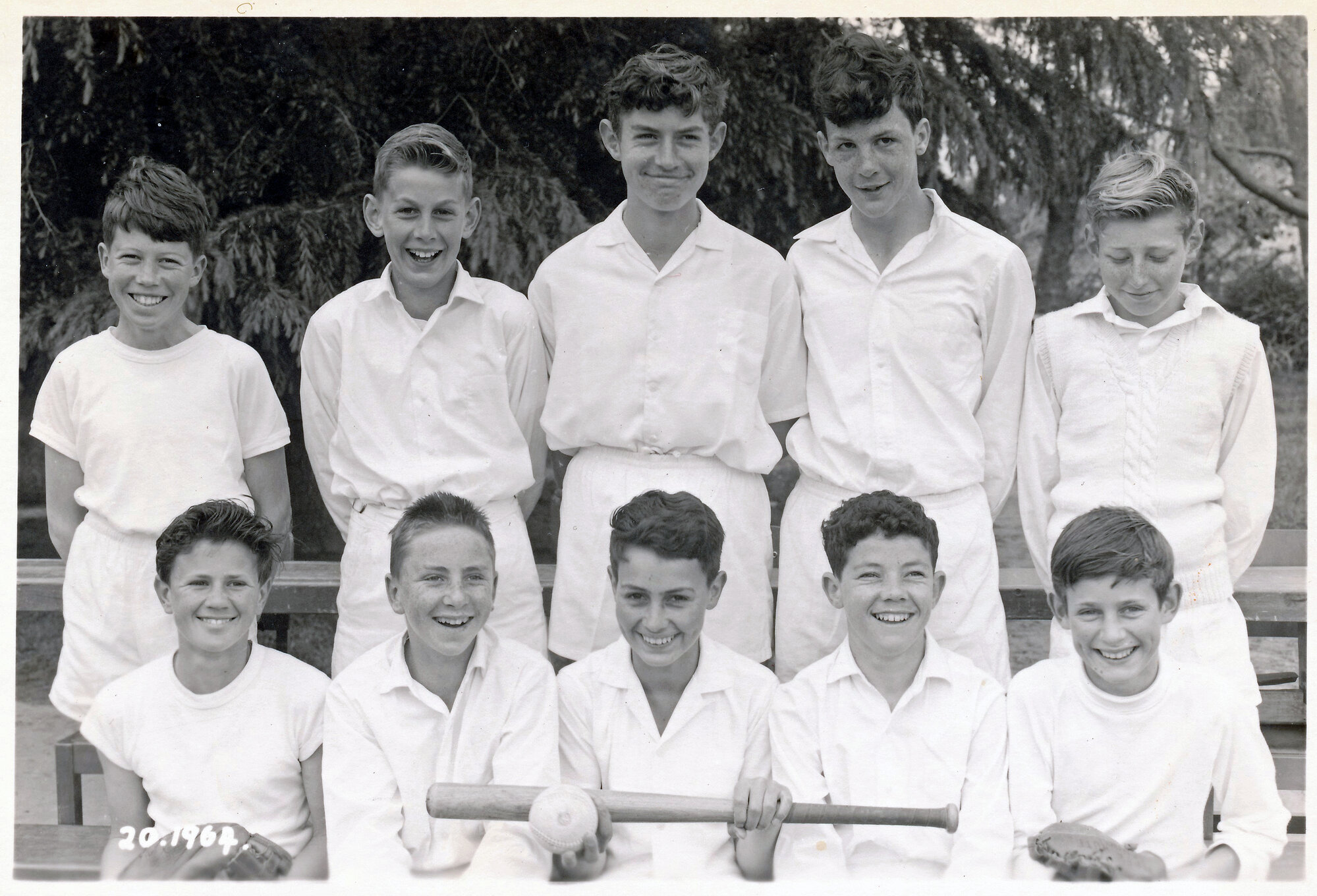 Upper Hutt School, boys' softball team; 1964