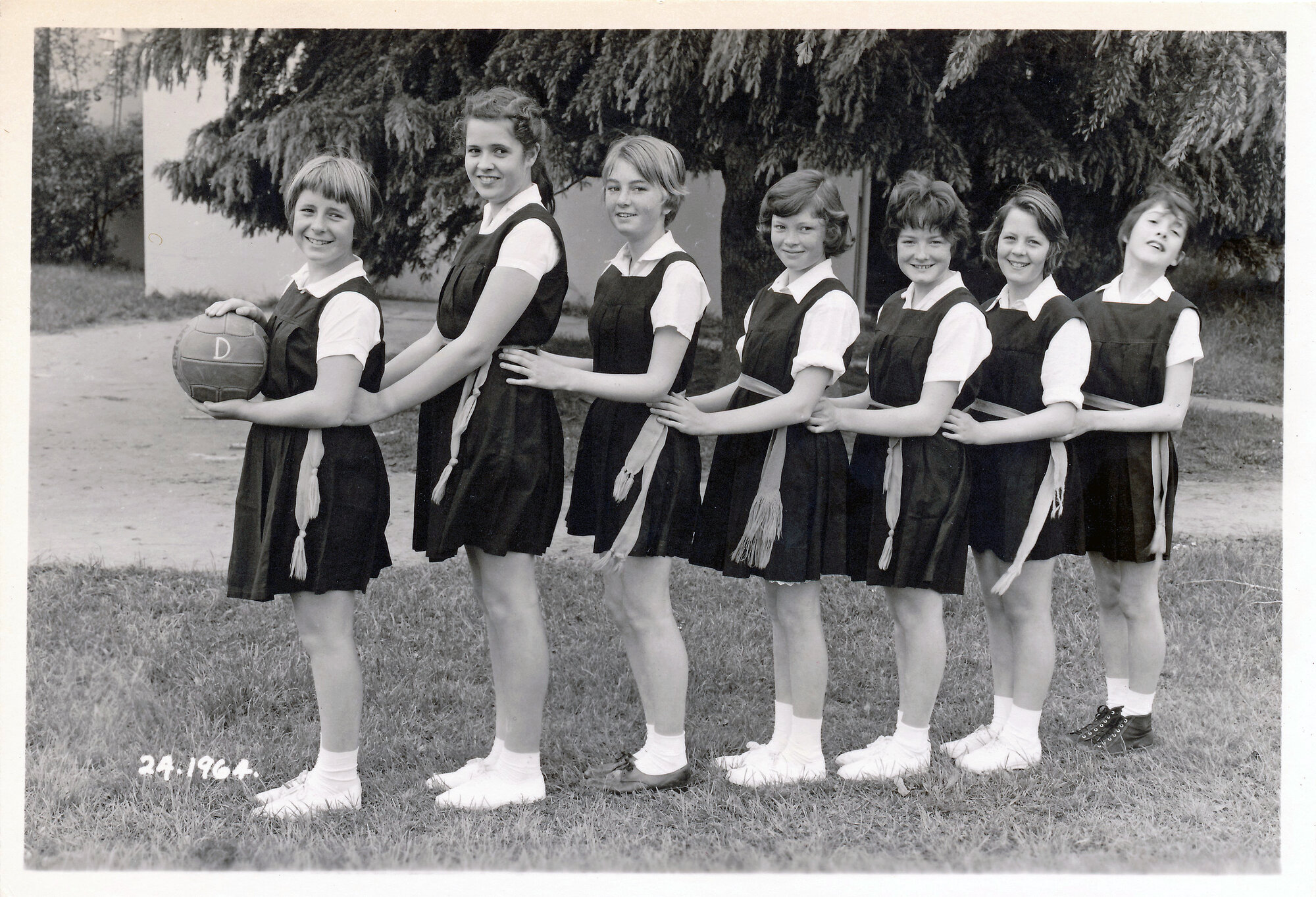 Upper Hutt School, Netball Team D; 1964
