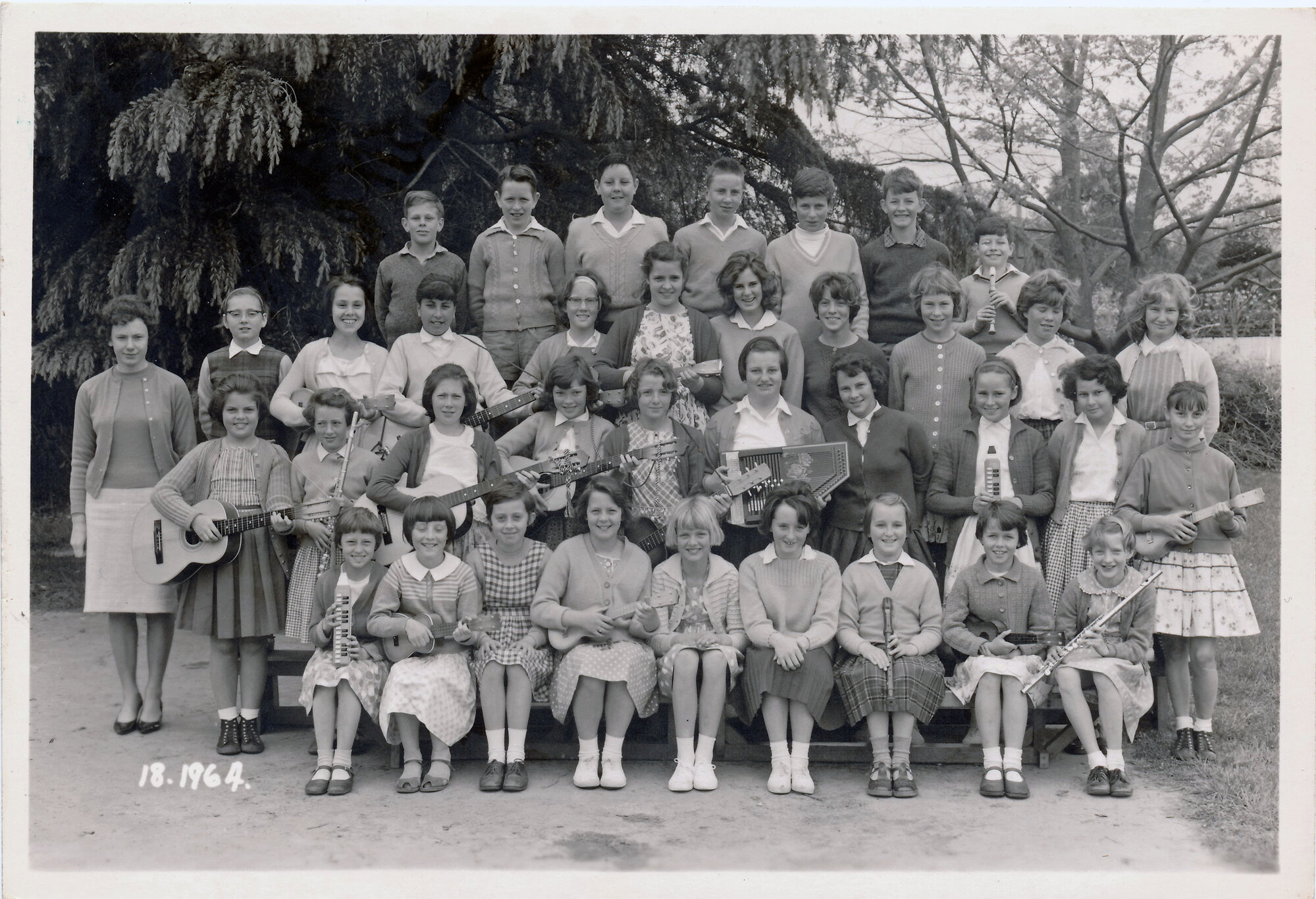 Upper Hutt School, unidentified class; 1964
