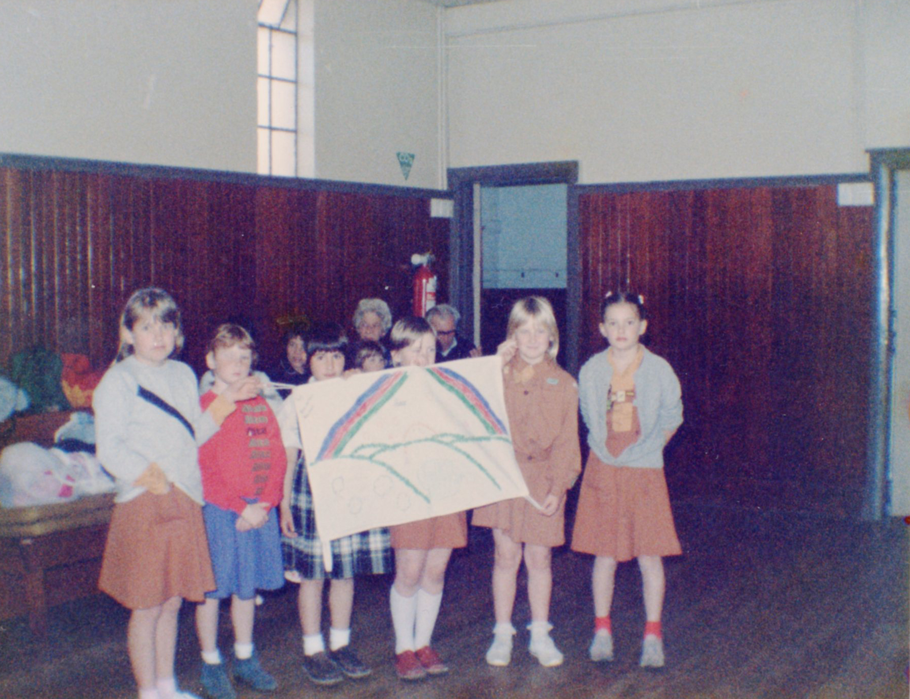 46th Pencarrow Brownie Pack (Upper Hutt); Peace Banners