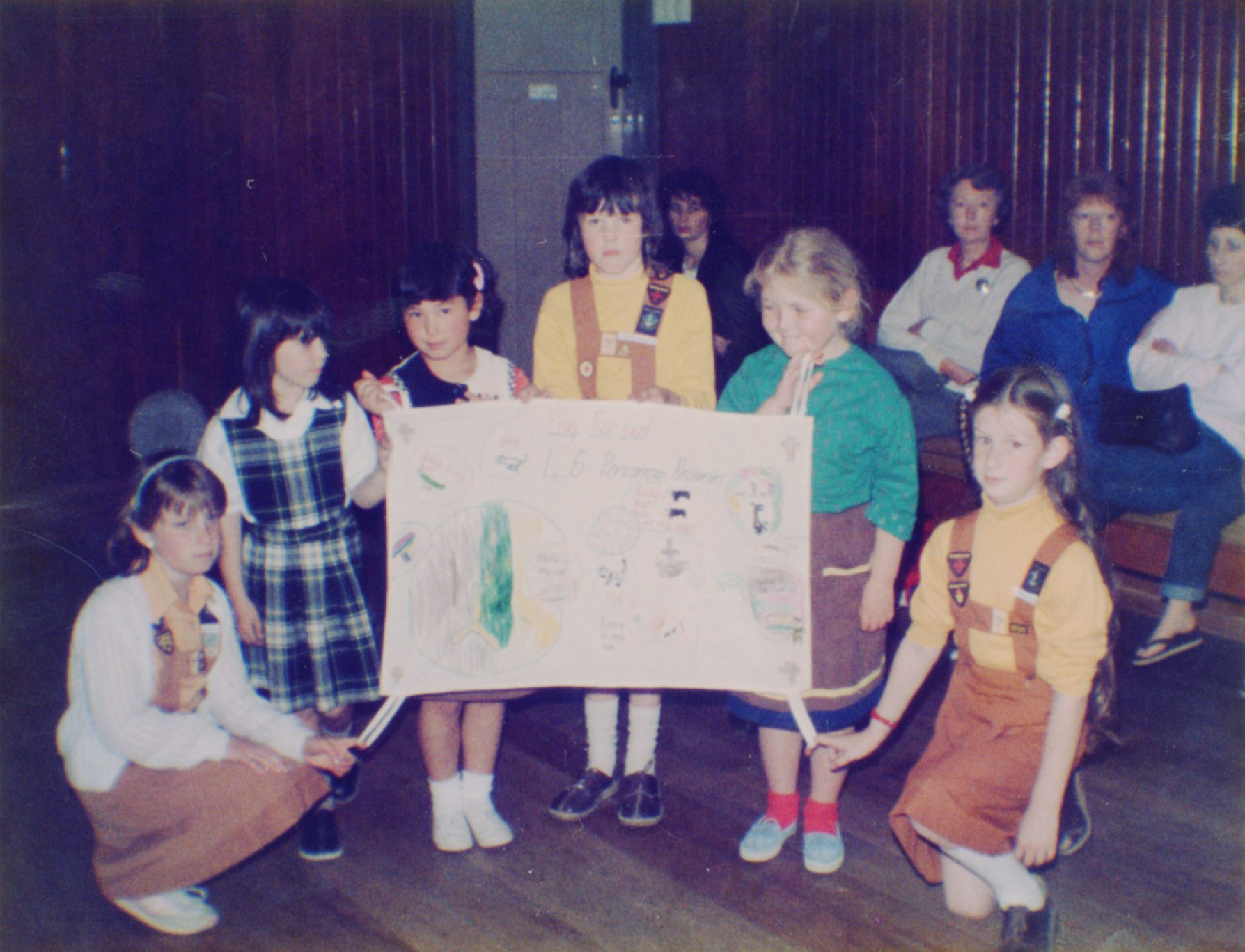 46th Pencarrow Brownie Pack (Upper Hutt); Peace Banners