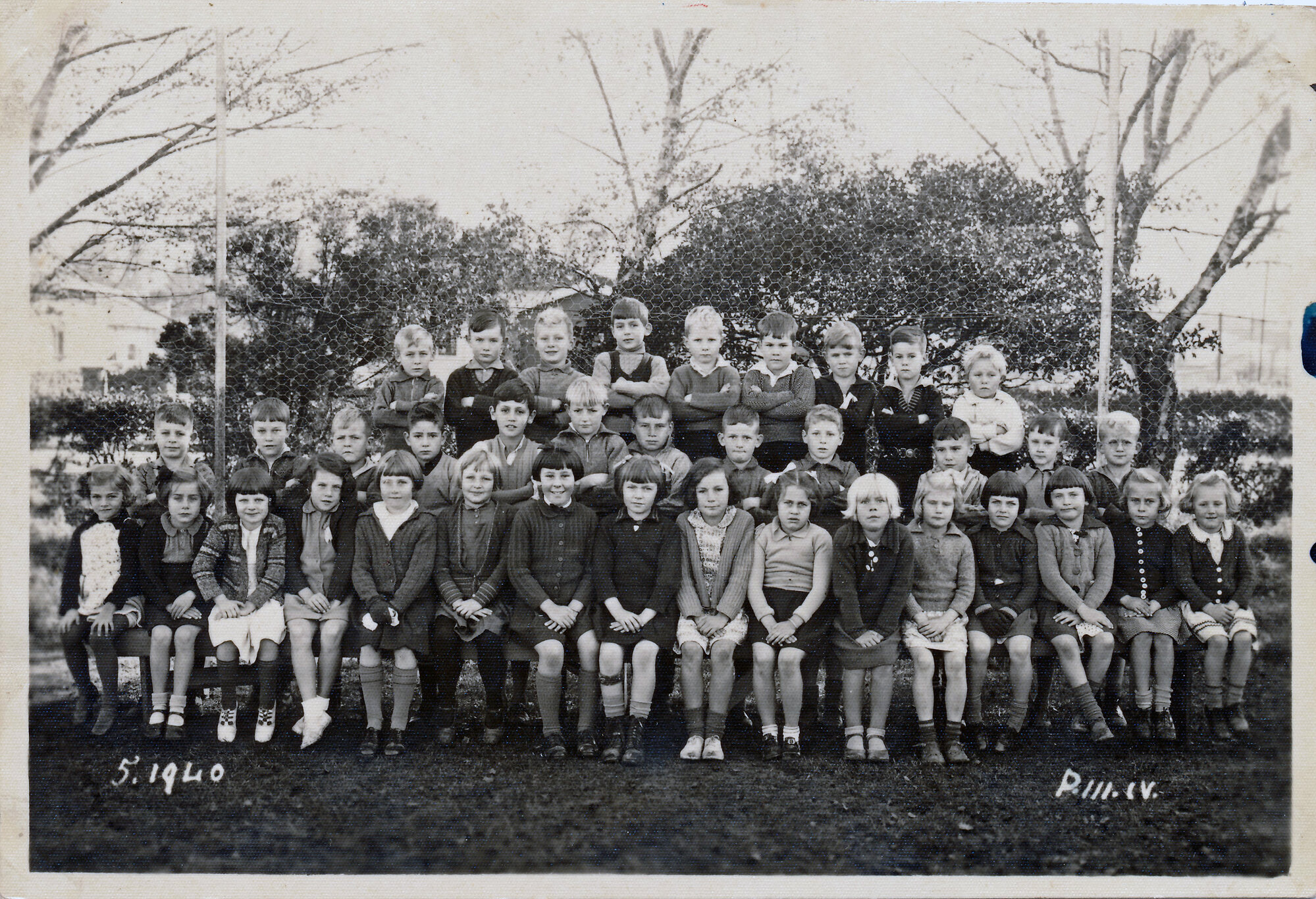 Upper Hutt School, Primer 3 and 4; 1940