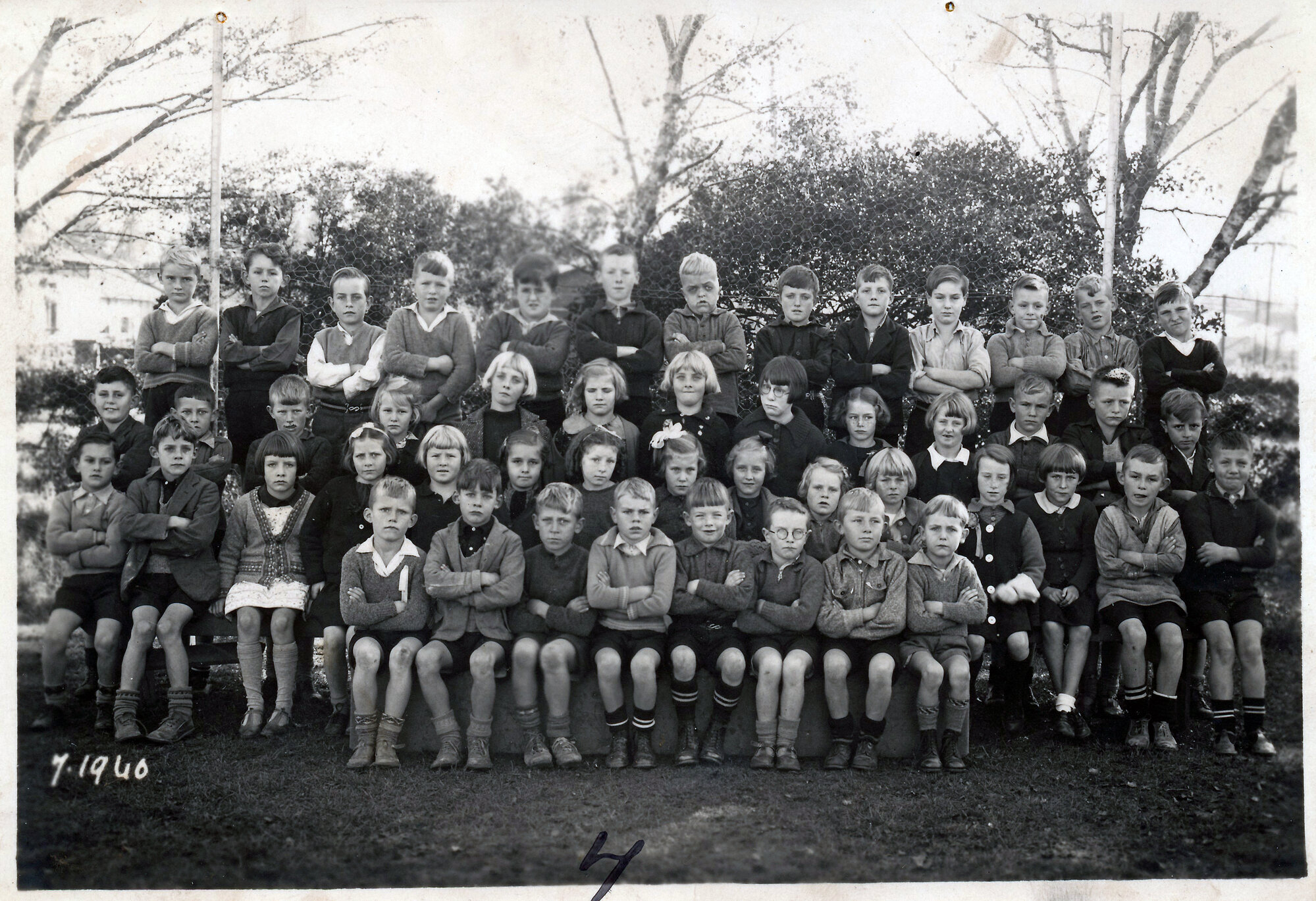 Upper Hutt School, unidentified class; 1940