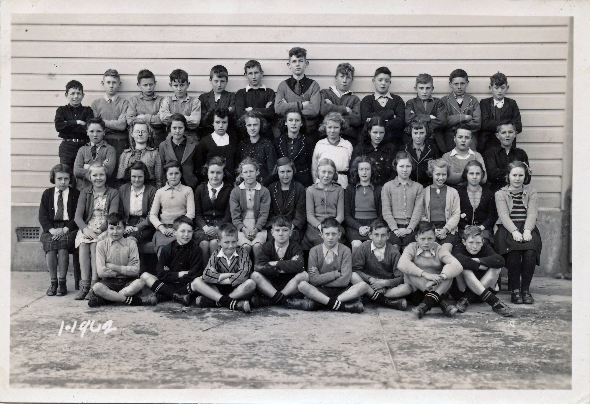 Upper Hutt School, unidentified class; 1942