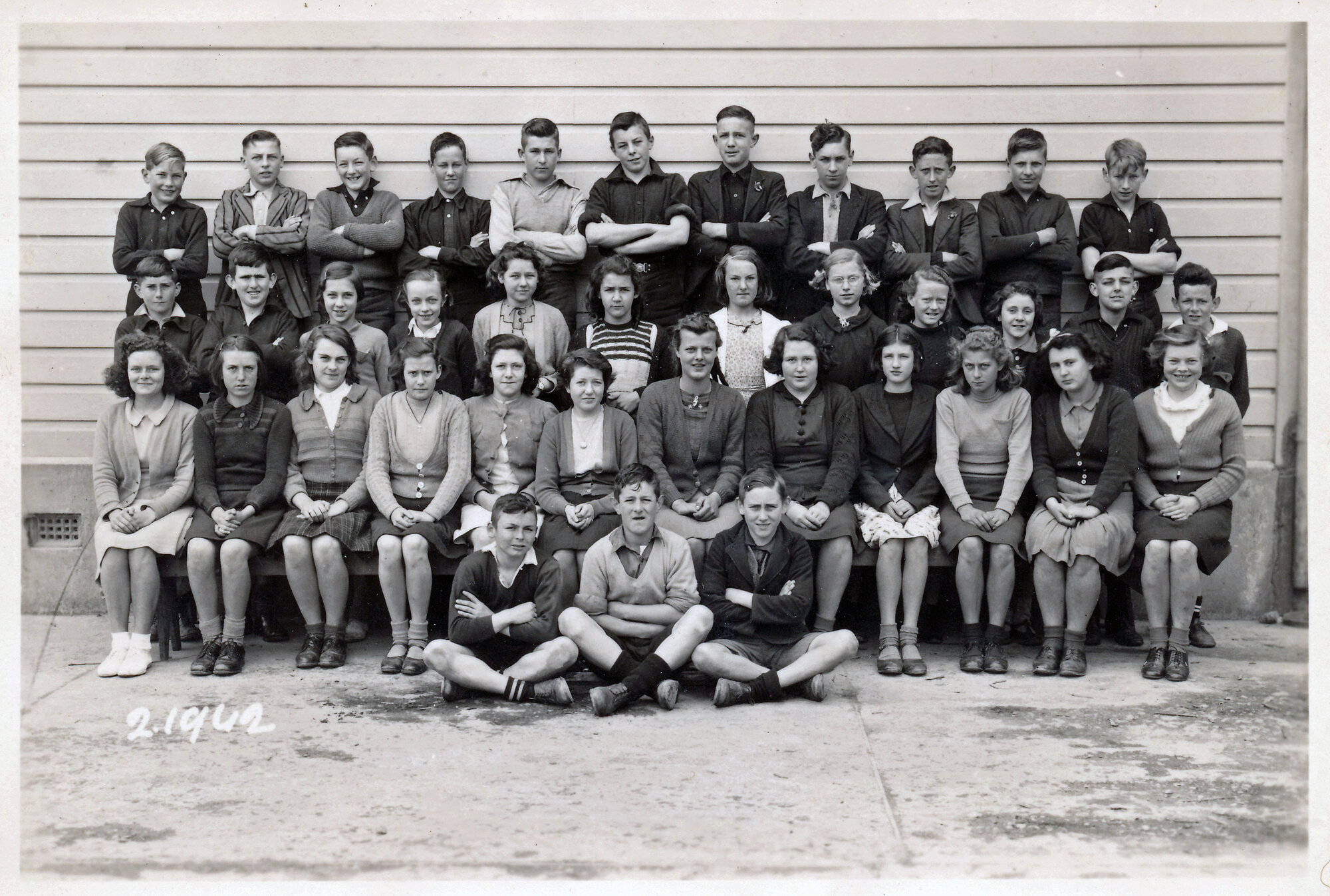 Upper Hutt School, unidentified class; 1942