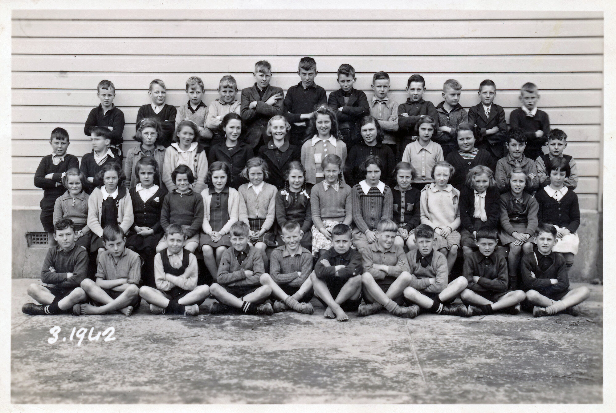 Upper Hutt School, unidentified class; 1942