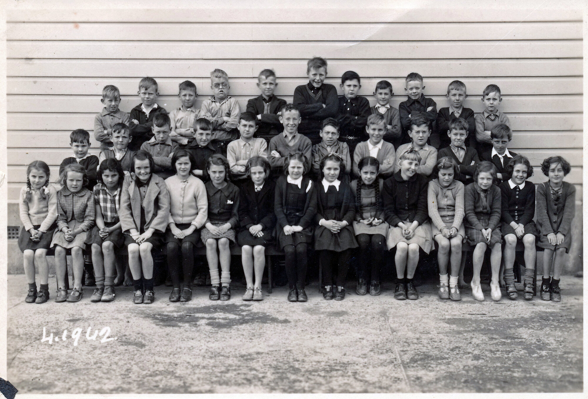 Upper Hutt School, unidentified class; 1942