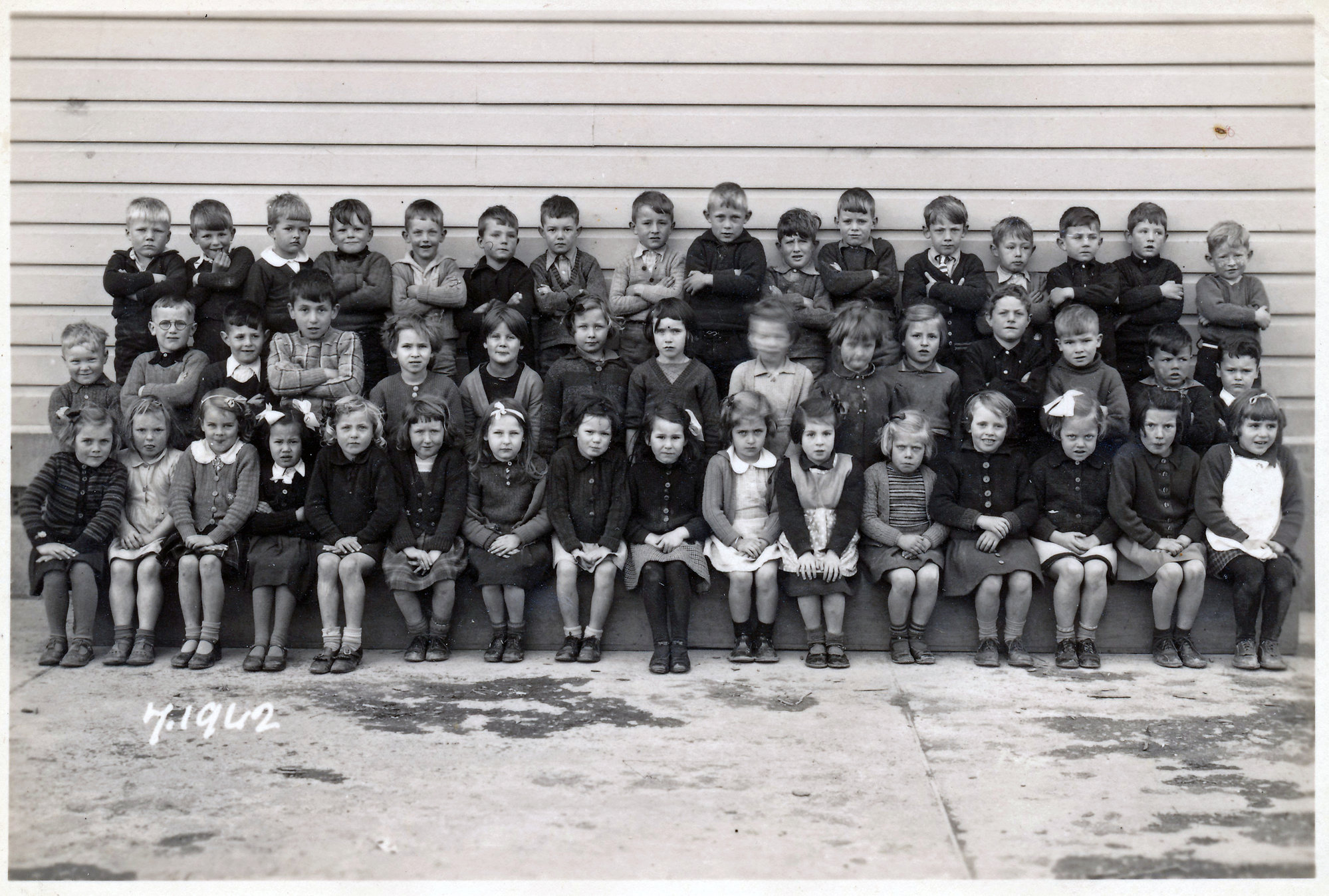 Upper Hutt School, unidentified class; 1942